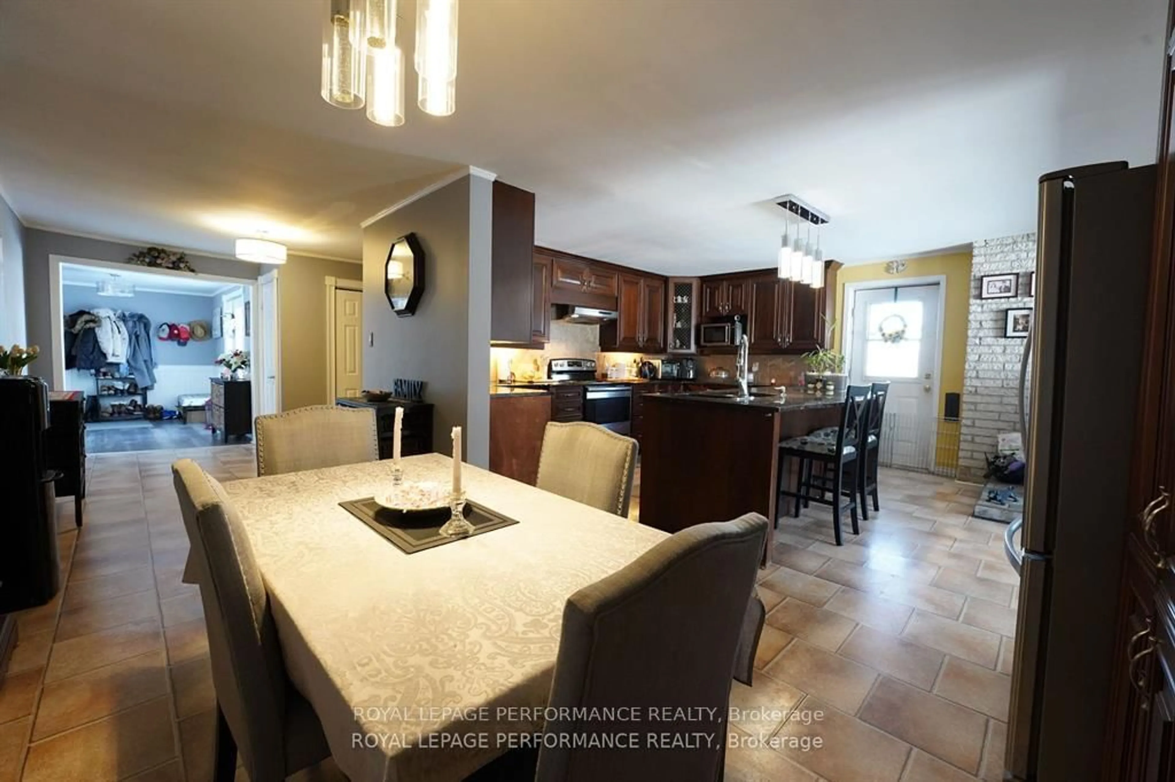 Open concept kitchen, ceramic/tile floor for 14911 County Rd 43 Rd, North Stormont Ontario K0C 1K0