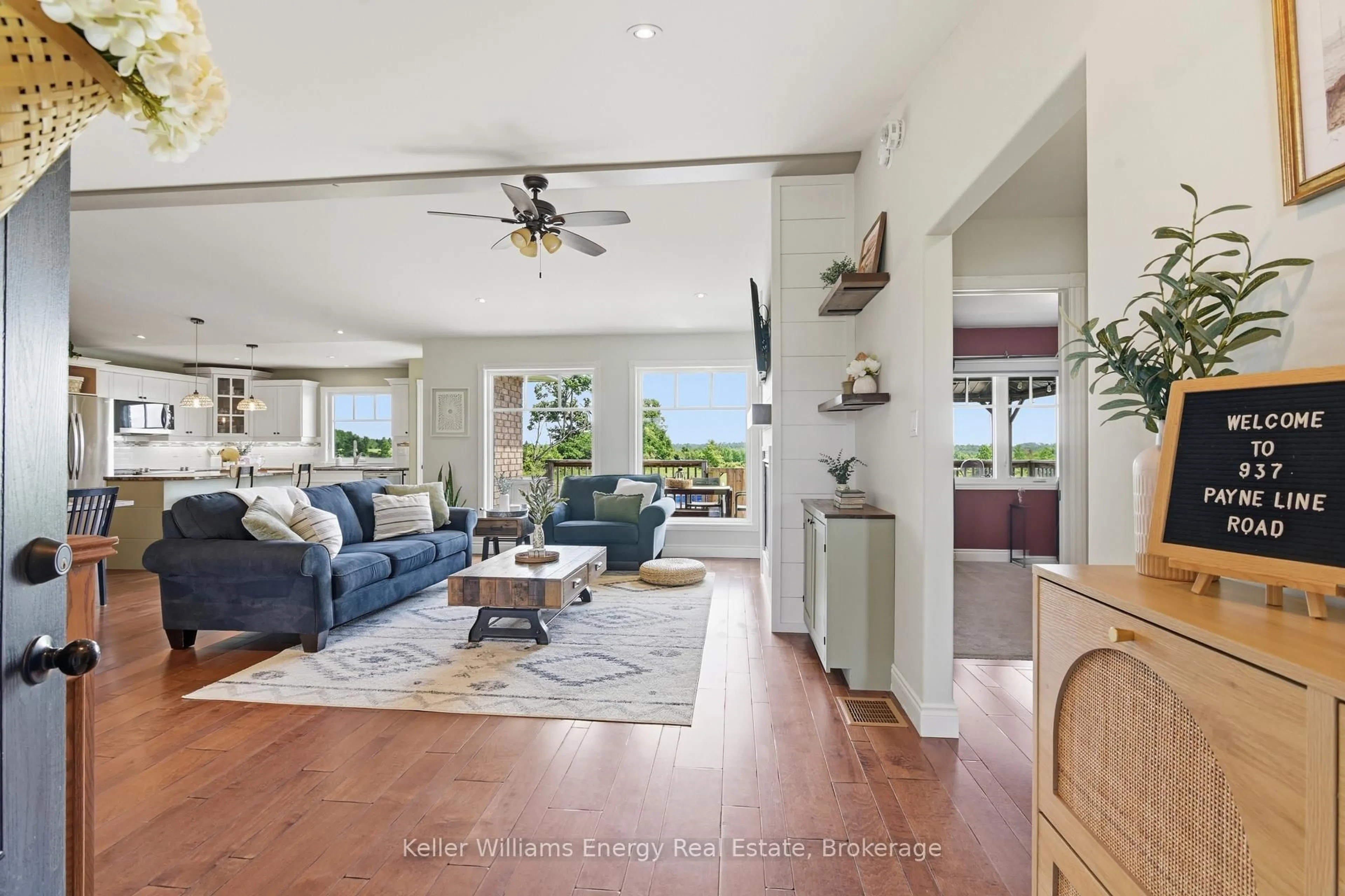 Living room with furniture, unknown for 937 Payne Line Rd, Douro-Dummer Ontario K0L 3A0
