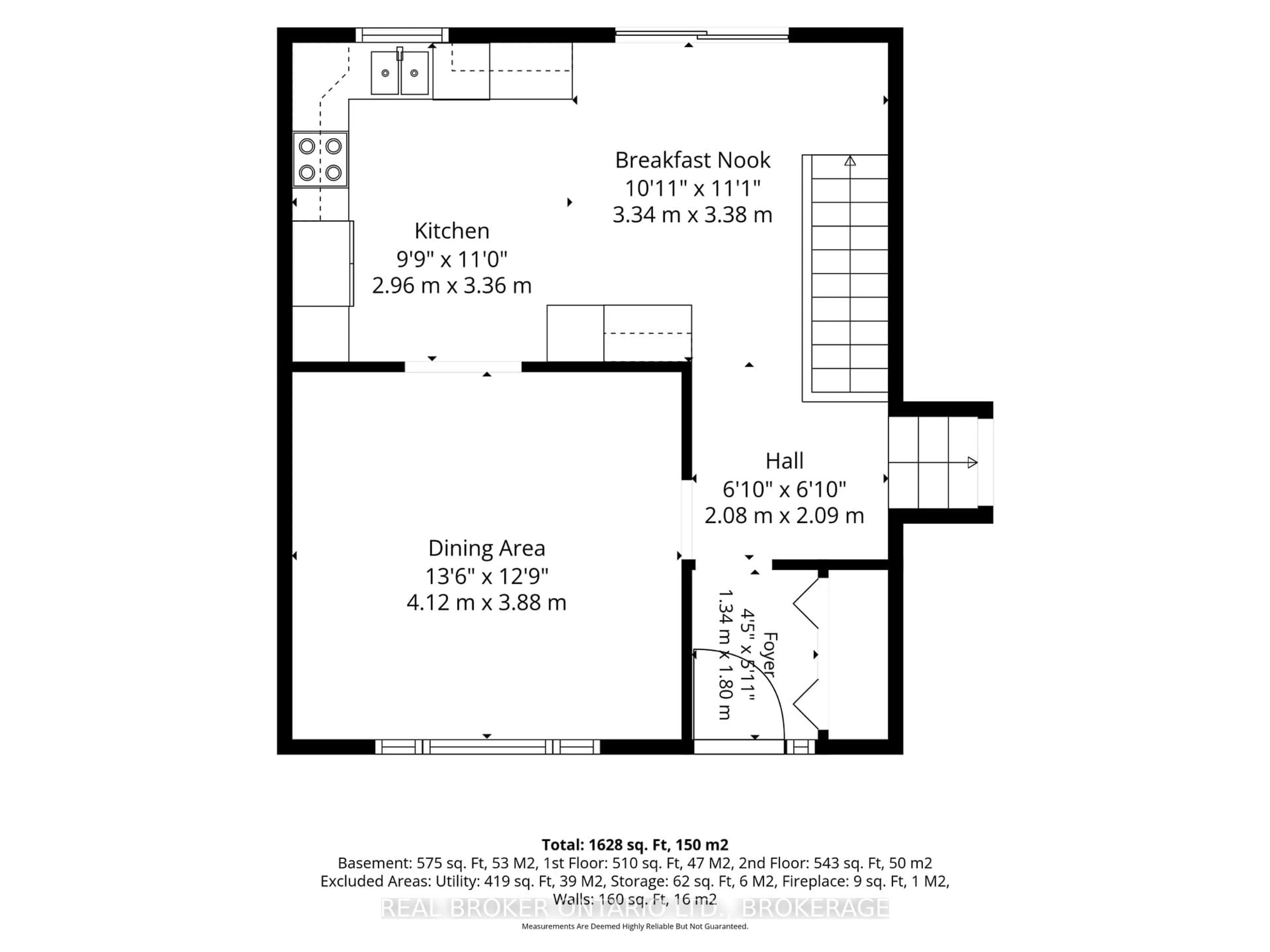 Floor plan for 11 Albert St, Casselman Ontario K0A 1M0