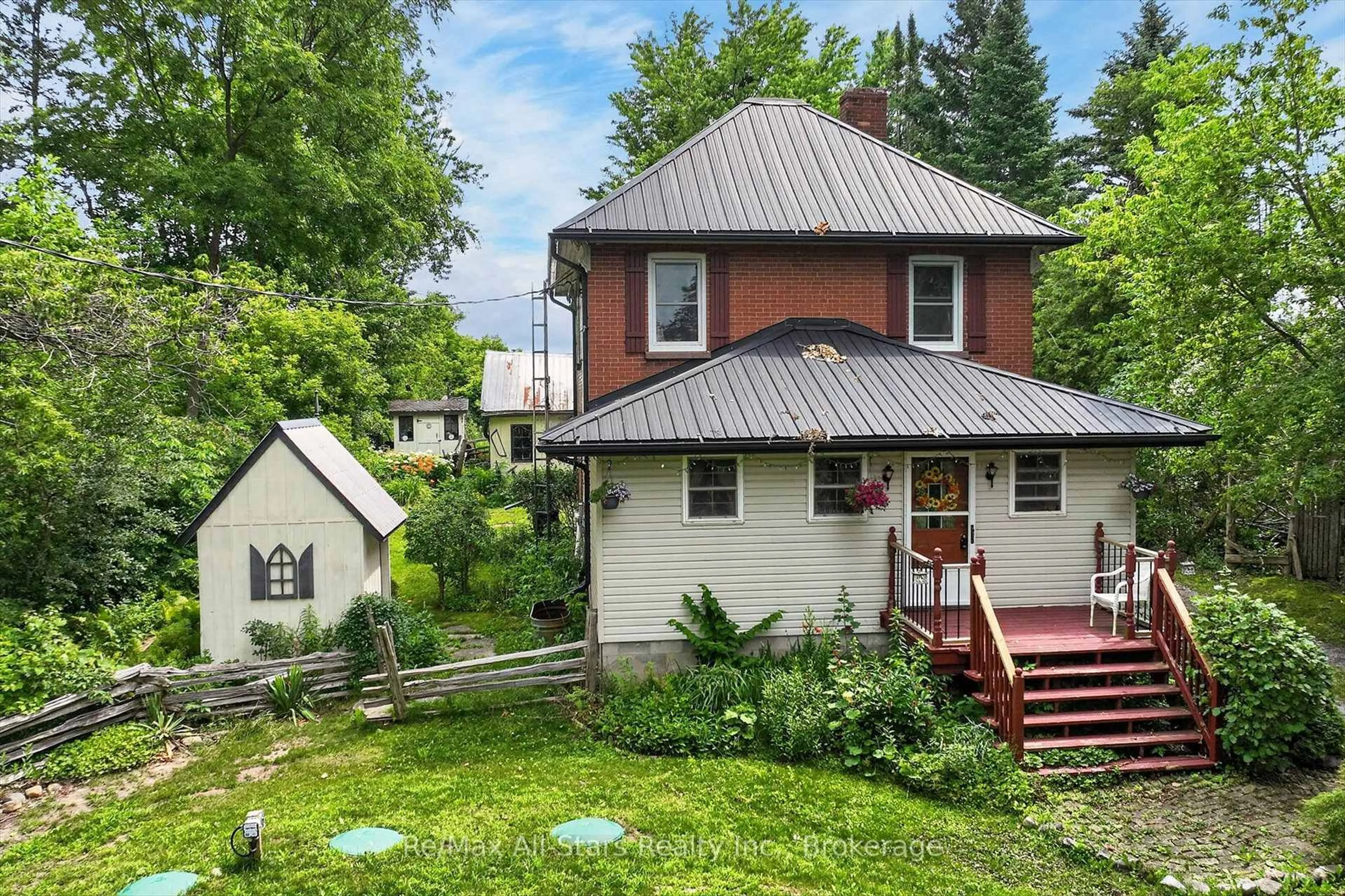 A pic from outside/outdoor area/front of a property/back of a property/a pic from drone, street for 4786 Regional Road 57, Kawartha Lakes Ontario L0B 1K0