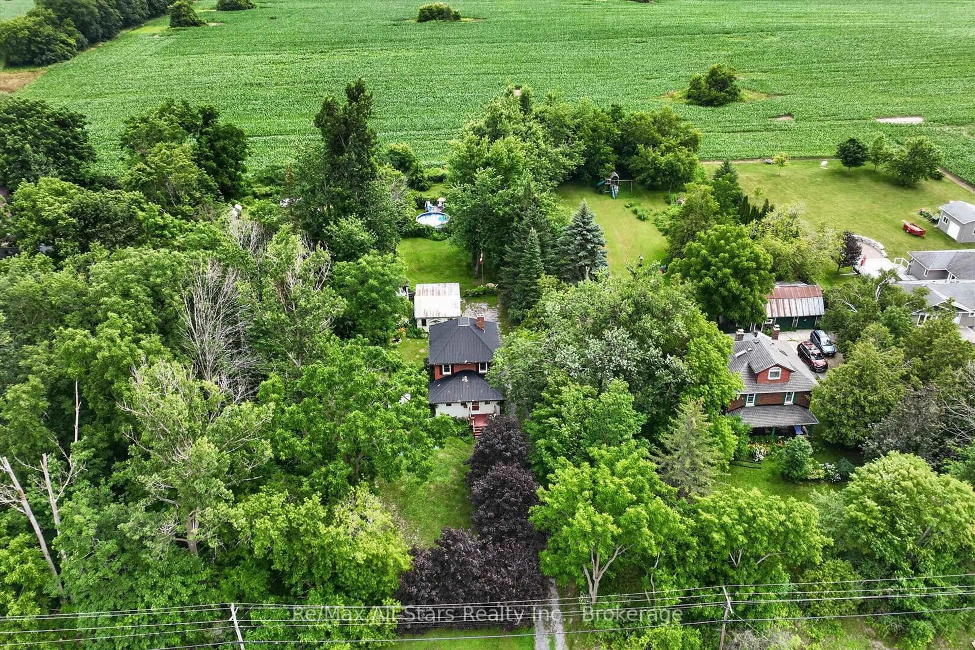 A pic from outside/outdoor area/front of a property/back of a property/a pic from drone, forest/trees view for 4786 Regional Road 57, Kawartha Lakes Ontario L0B 1K0