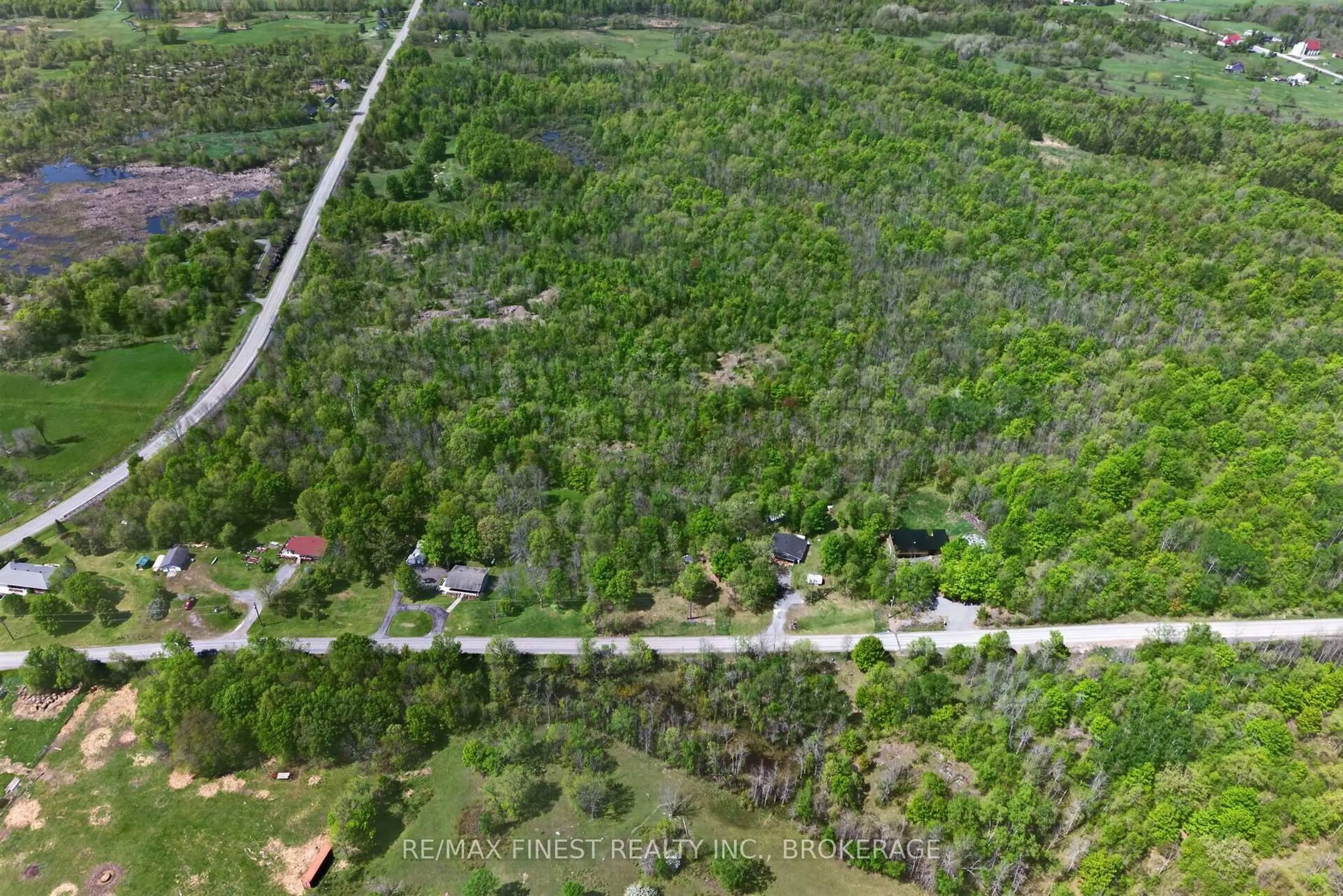 A pic from outside/outdoor area/front of a property/back of a property/a pic from drone, forest/trees view for 0 Church Rd, Kaladar Ontario K0K 1Z0