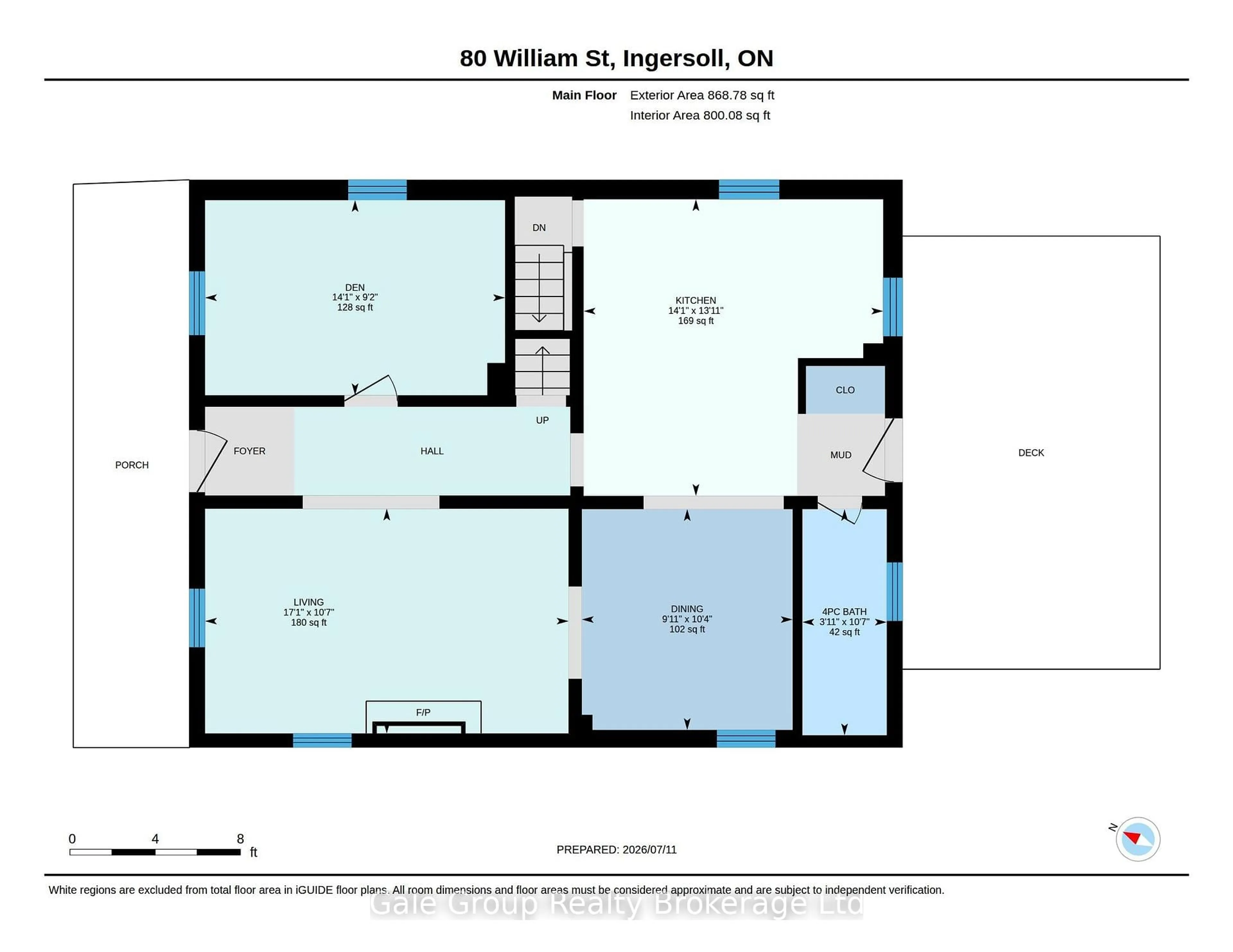 Floor plan for 80 William St, Ingersoll Ontario N5C 1M5