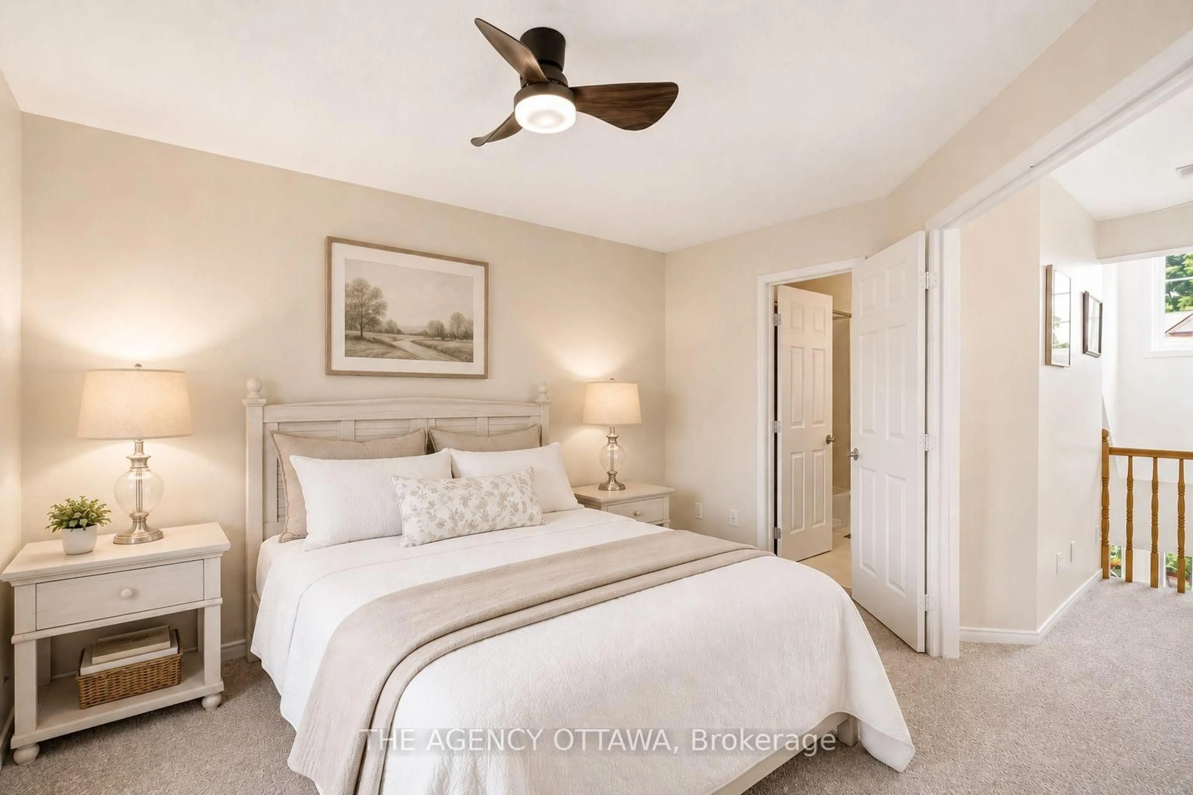 Bedroom with bed, unknown for 3 North Ridge Manr, Carleton Place Ontario K7C 4N8