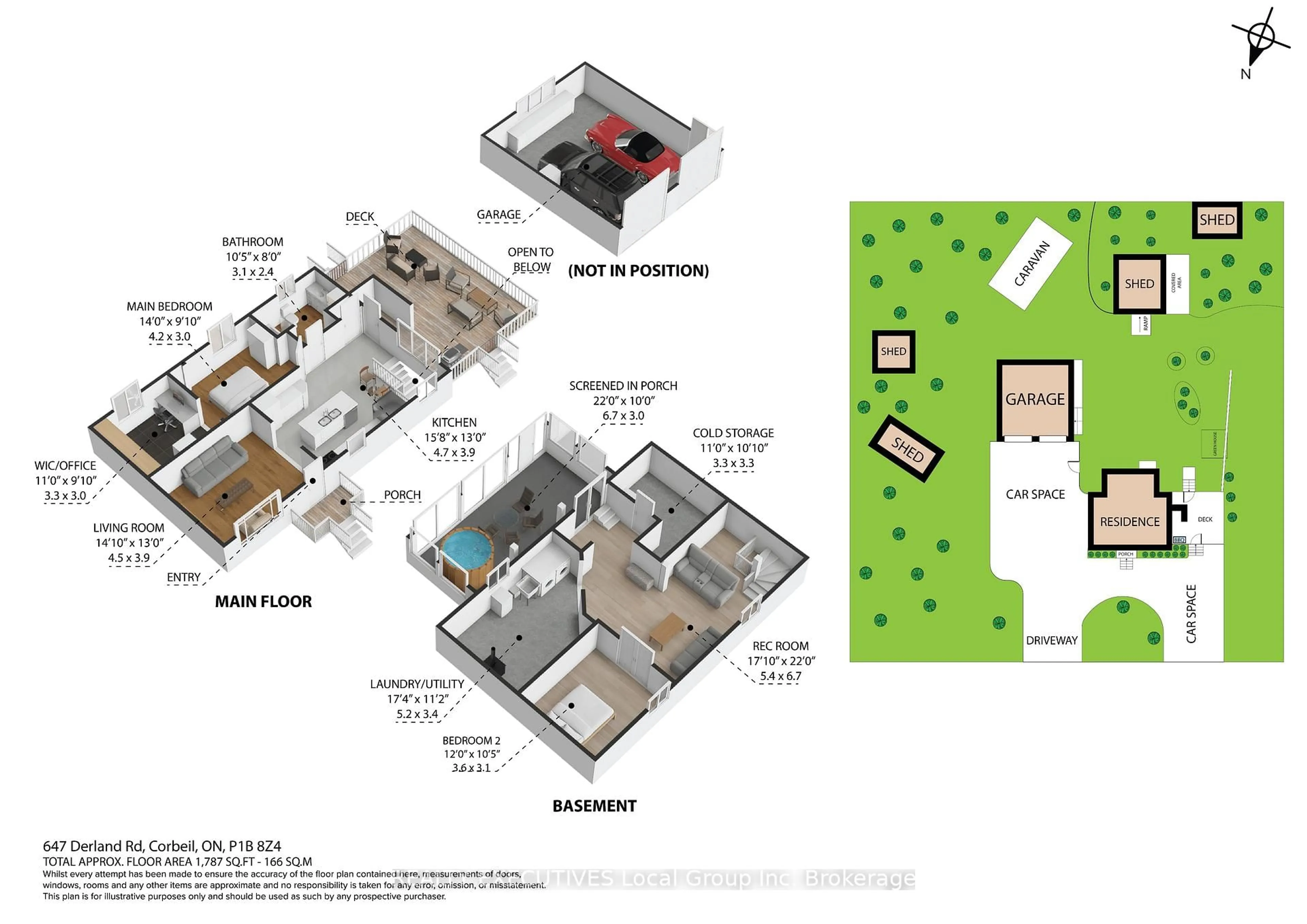 Floor plan for 647 DERLAND Rd, Callander Ontario P0H 1H0