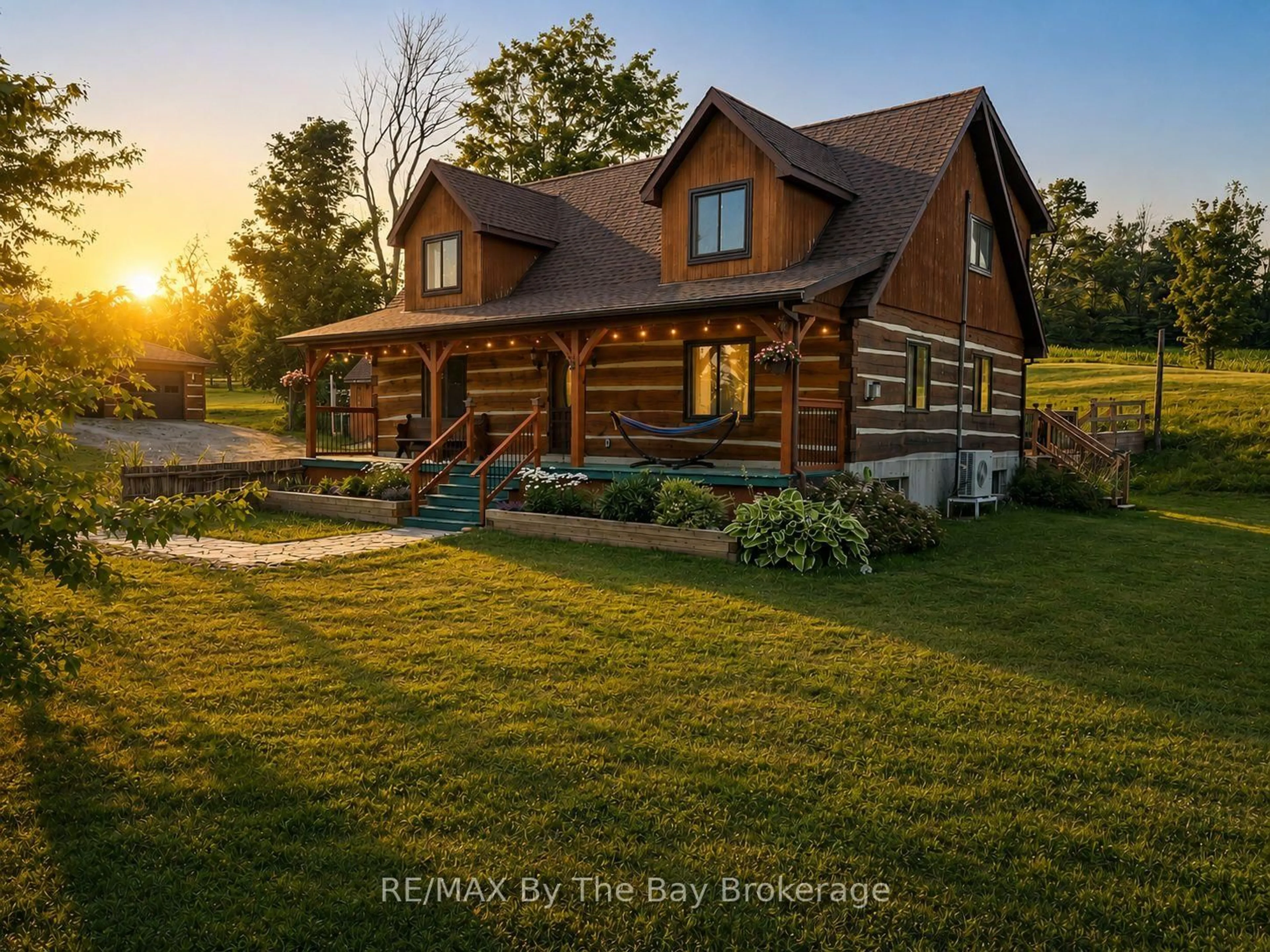 Home with brick exterior material, unknown for 23467 Holland Sydenham Townline, Meaford Ontario N0H 1G0