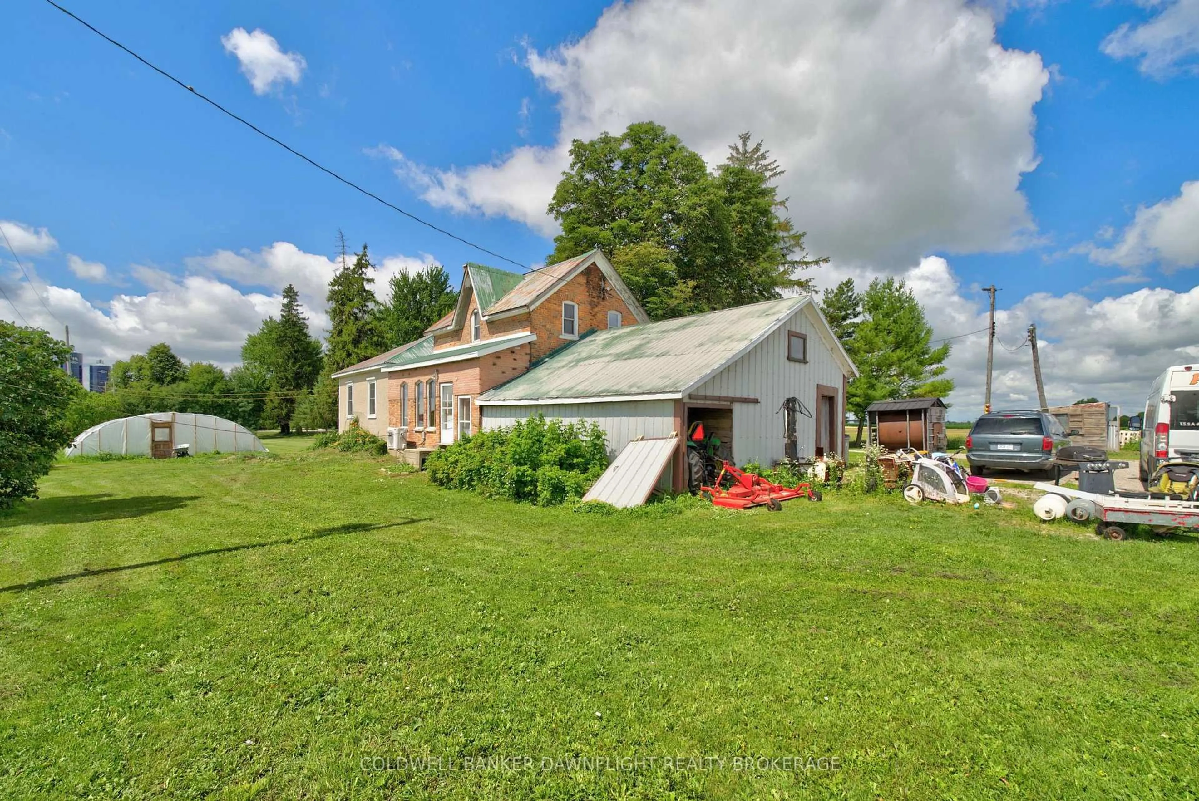 A pic from outside/outdoor area/front of a property/back of a property/a pic from drone, unknown for 5740 32 Line, West Perth Ontario N0K 1N0