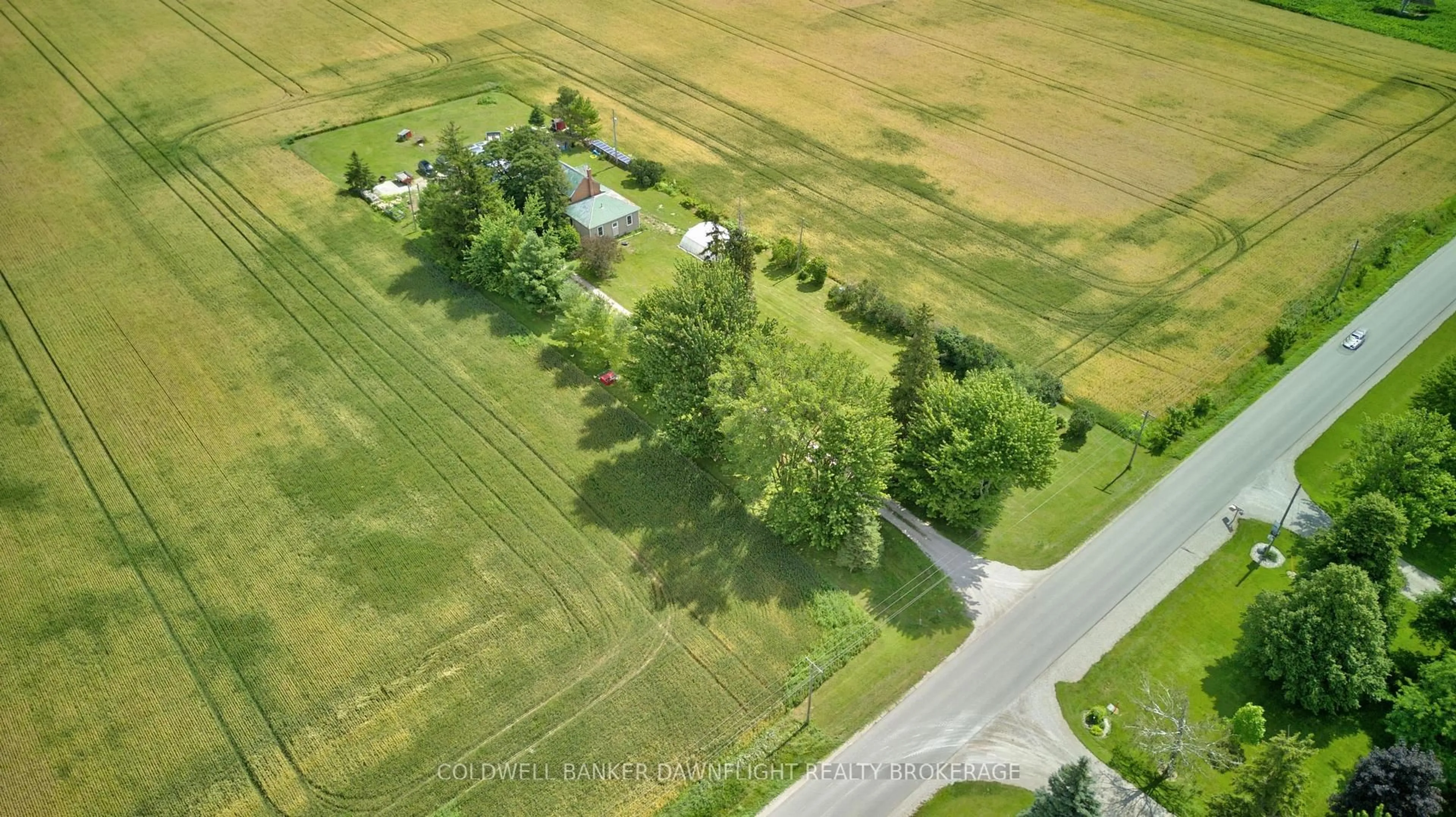 A pic from outside/outdoor area/front of a property/back of a property/a pic from drone, street for 5740 32 Line, West Perth Ontario N0K 1N0