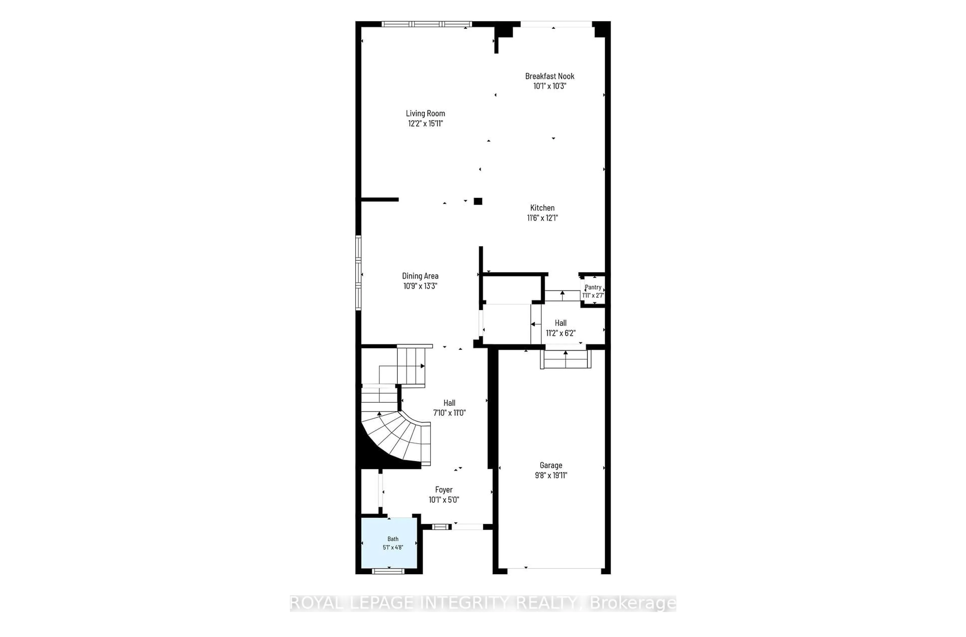 Floor plan for 1002 Laburnum Walk, Ottawa Ontario K2V 0N4