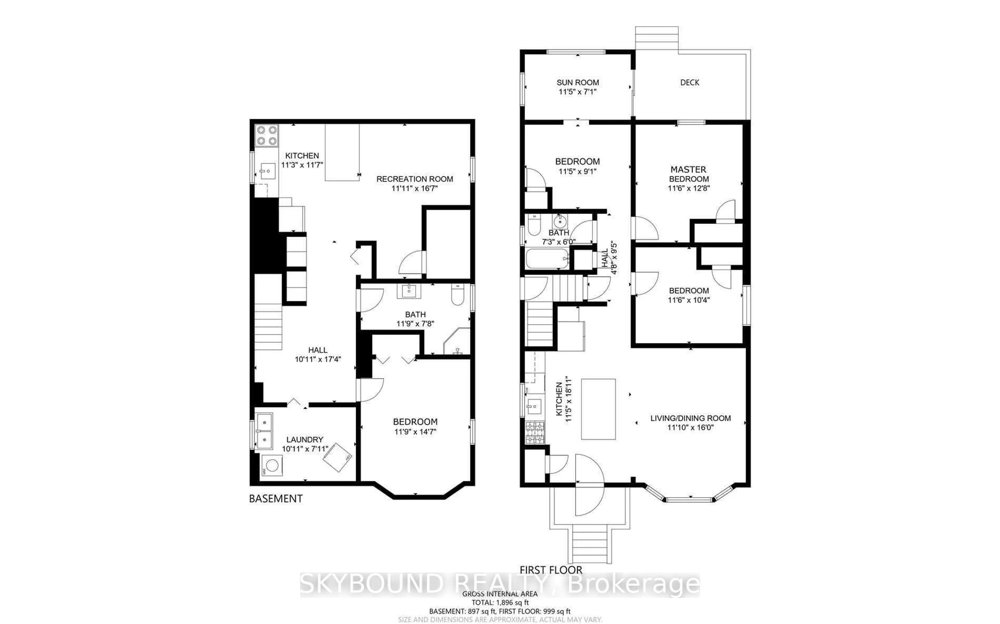 Floor plan for 28 East 39th St, Hamilton Ontario L8V 4H1