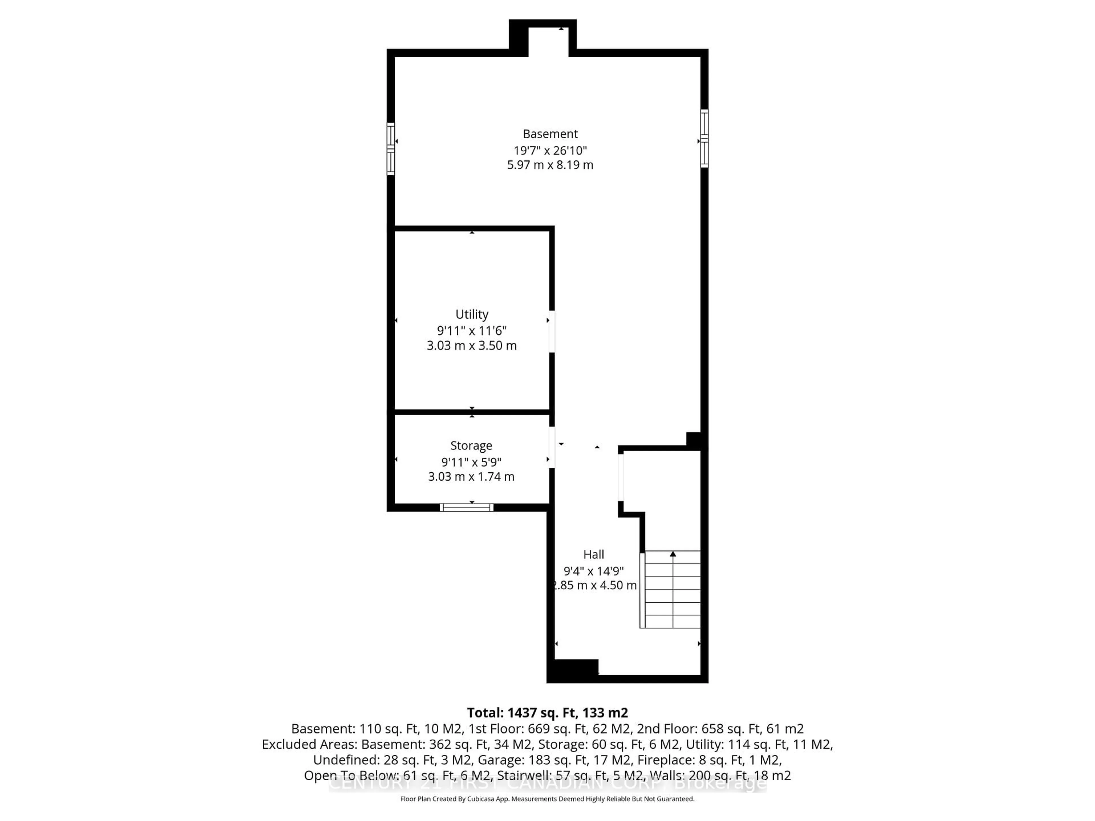 Floor plan for 1185 Sandbar St, London North Ontario N6G 0G6