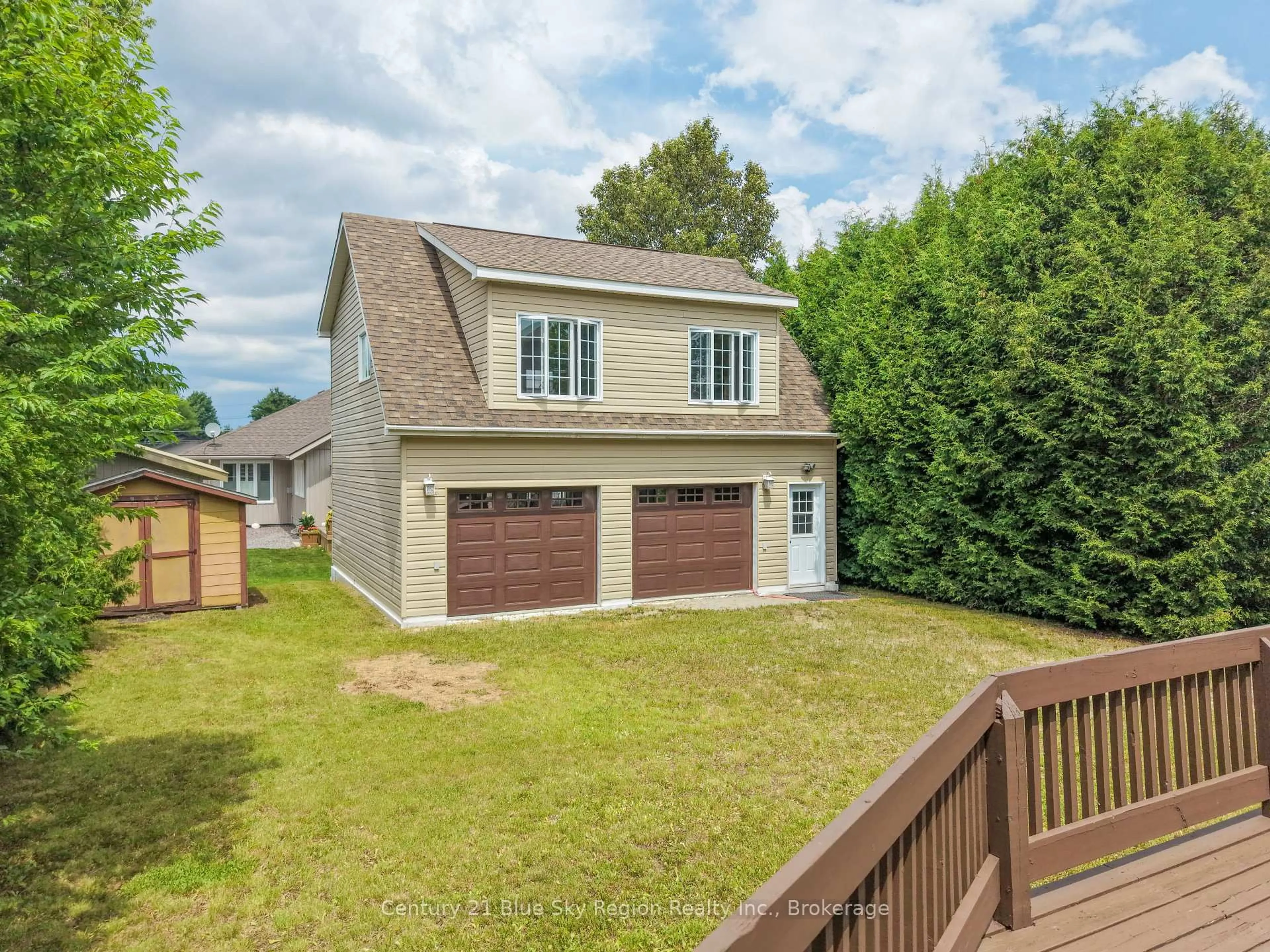 A pic from outside/outdoor area/front of a property/back of a property/a pic from drone, unknown for 243 Southview Cres, West Nipissing Ontario P2B 3C2