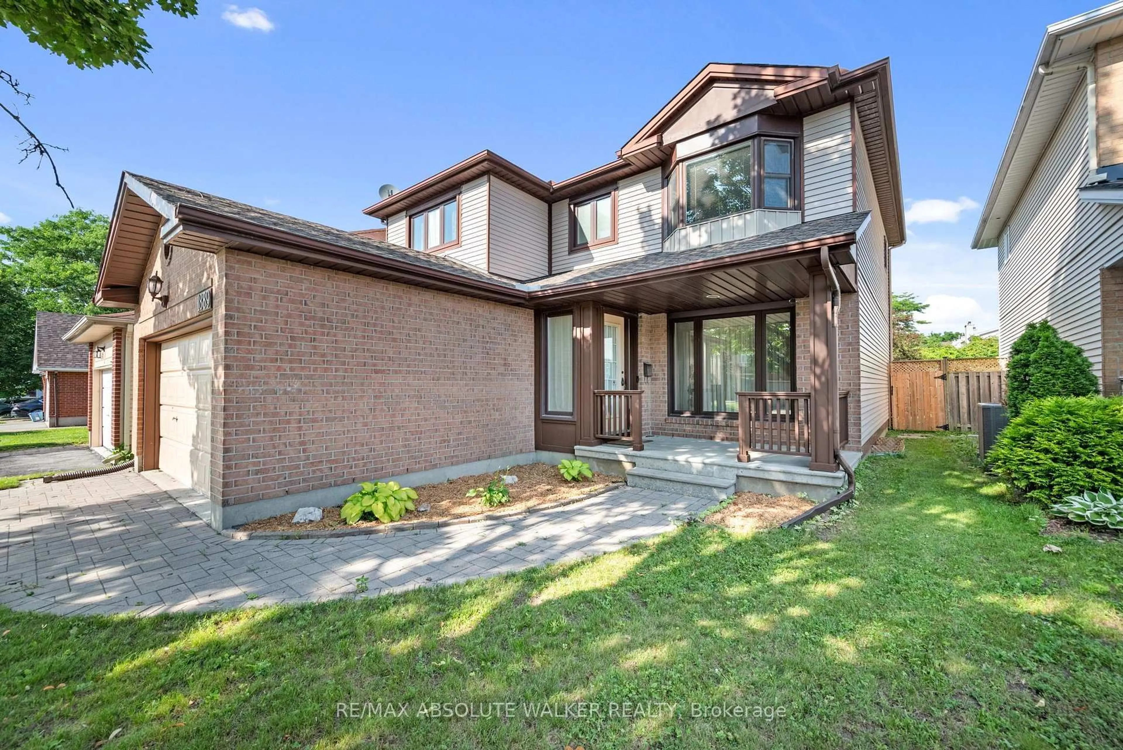 Home with brick exterior material, street for 1889 Rosewind Crt, Orleans Ontario K1C 7E3