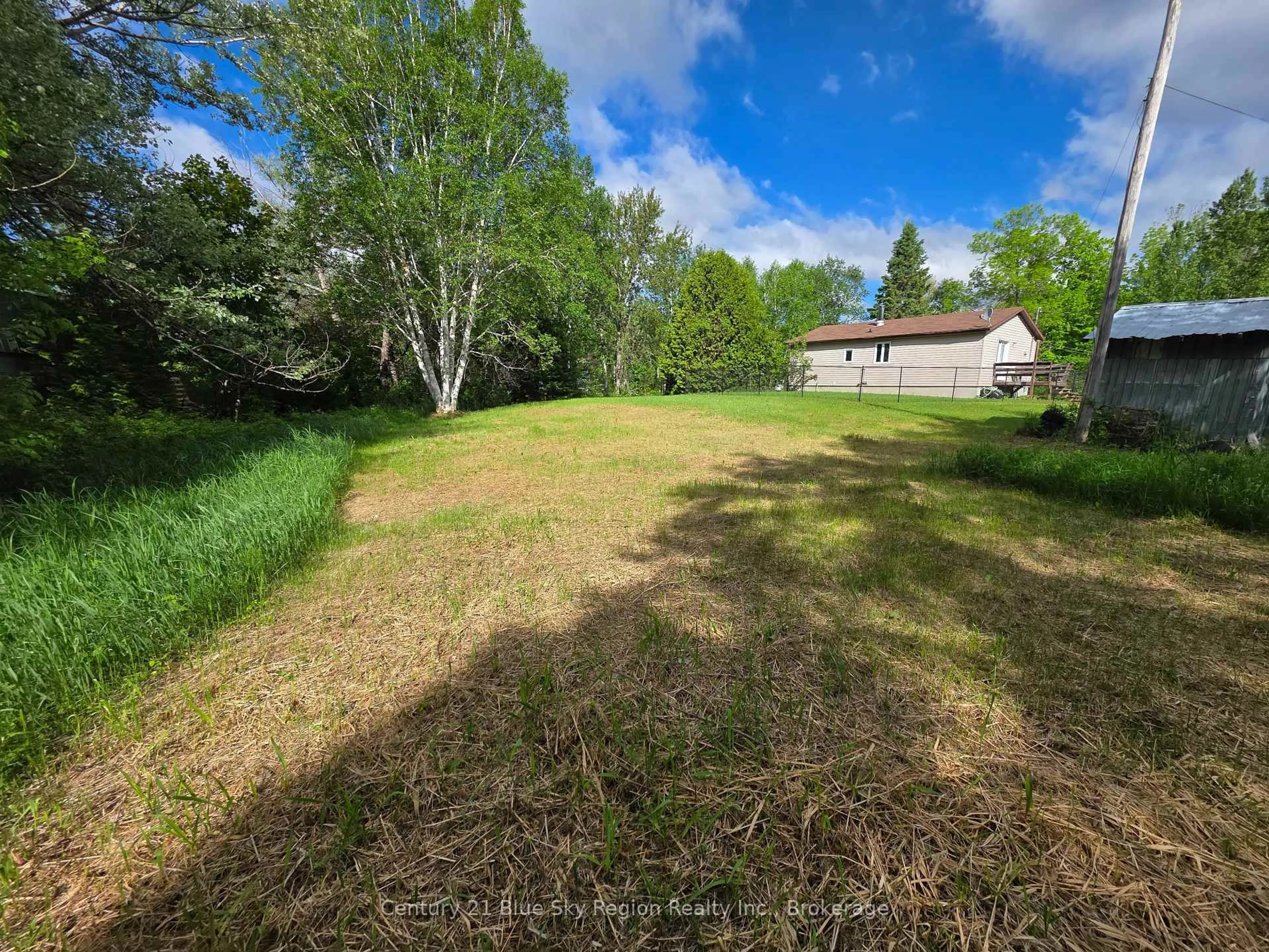 A pic from outside/outdoor area/front of a property/back of a property/a pic from drone, forest/trees view for 20 Stevens Rd, West Nipissing Ontario P2B 3L6