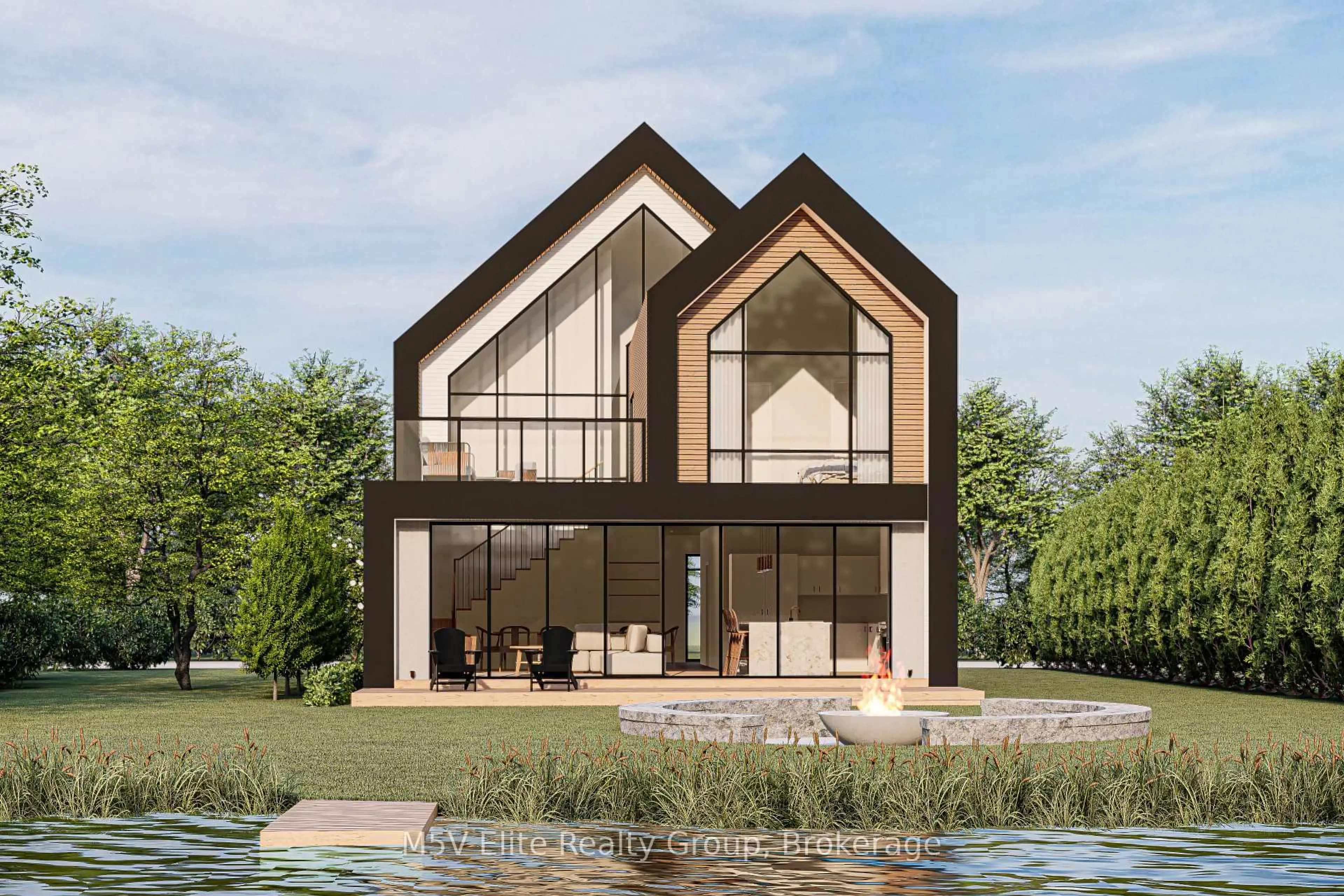 Home with brick exterior material, unknown for 146 Lone Pine Rd #LOT 1, Georgian Bay Ontario L0K 1S0