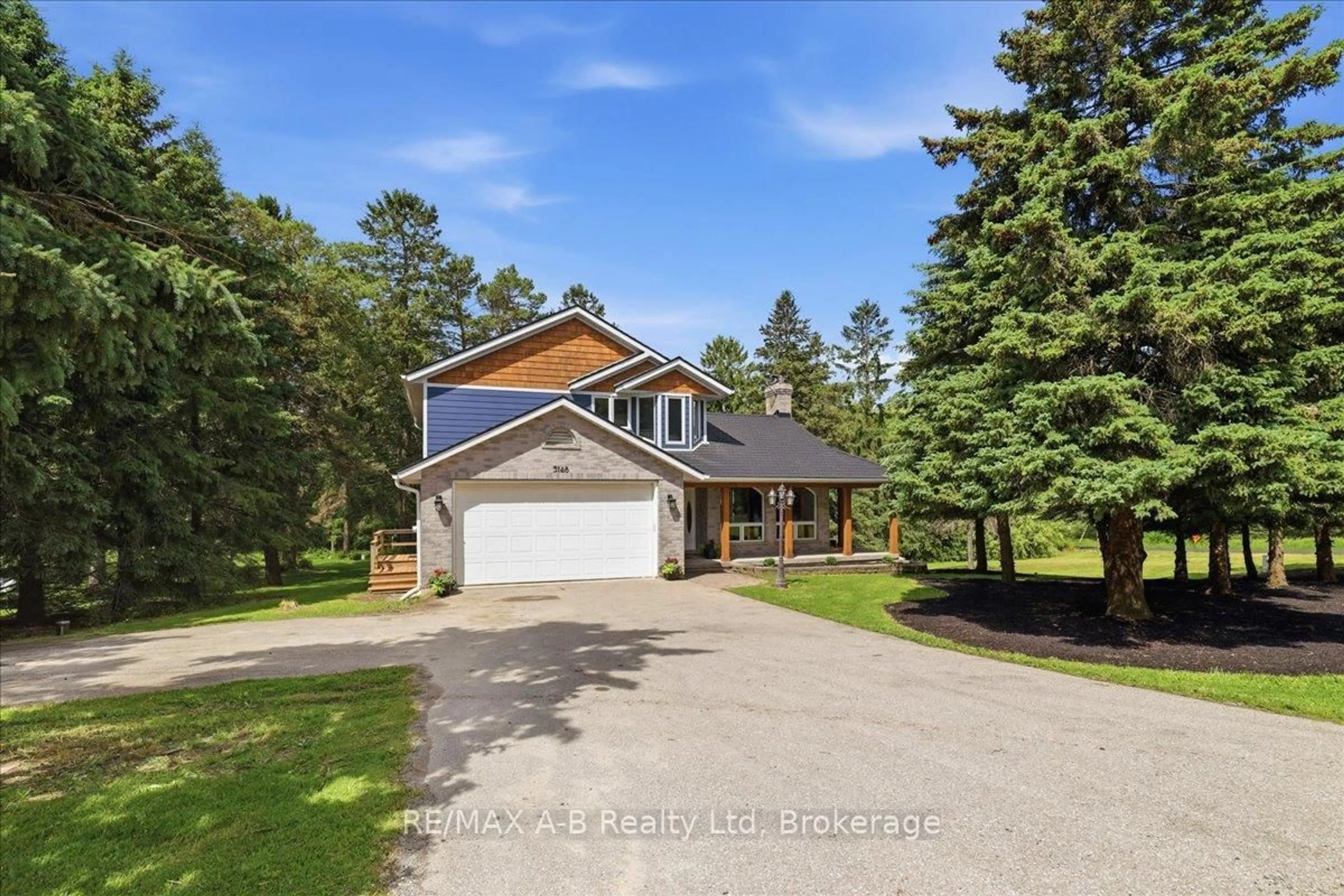 A pic from outside/outdoor area/front of a property/back of a property/a pic from drone, water/lake/river/ocean view for 5148 103 (Wilmot Easthope) Rd, Perth East Ontario N0B 2T0