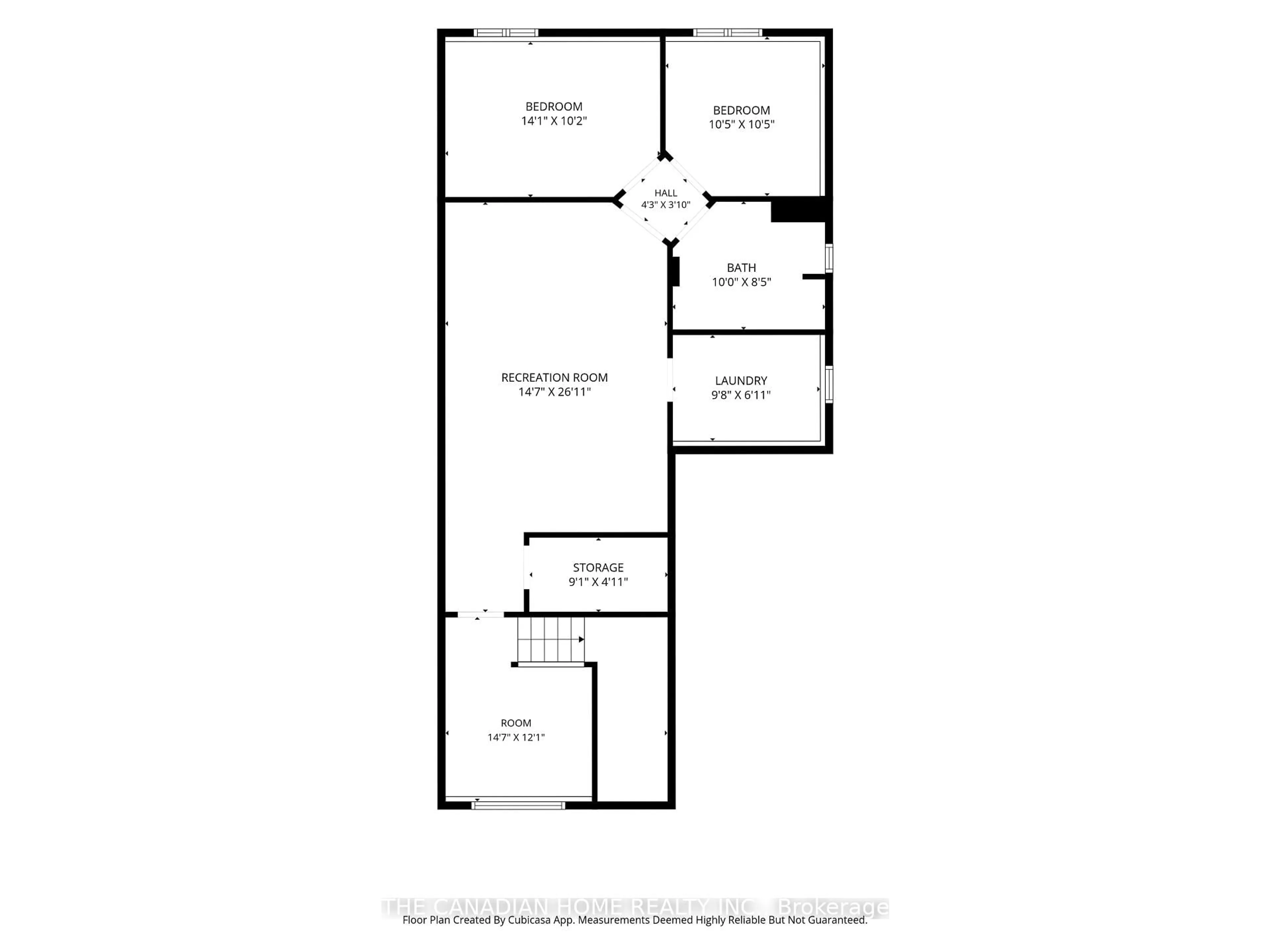 Floor plan for 192 Oakcrest Ave, Welland Ontario L3C 7K3
