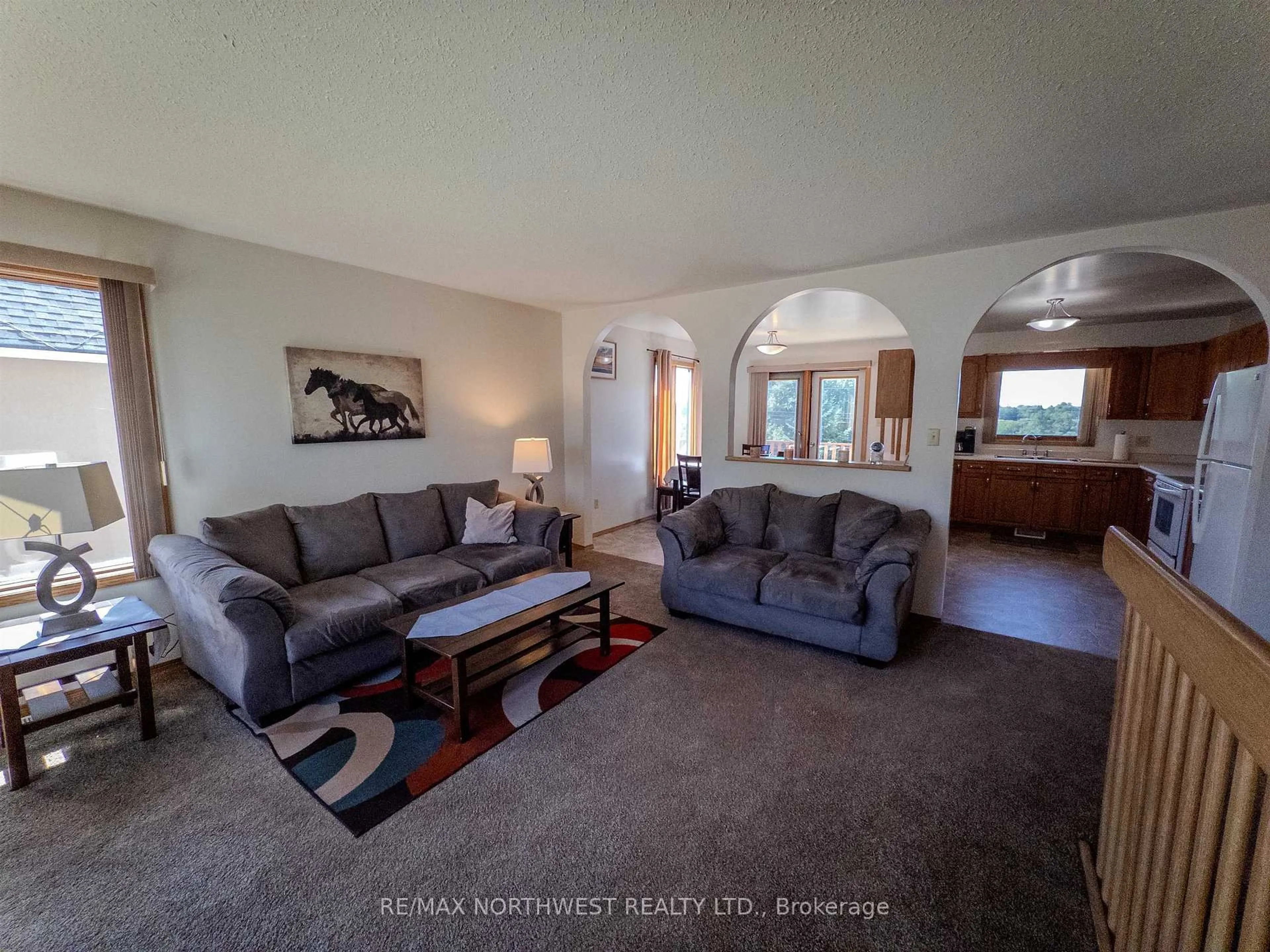 Living room with furniture, unknown for 527 Second Street South, Kenora Ontario P9N 1G5