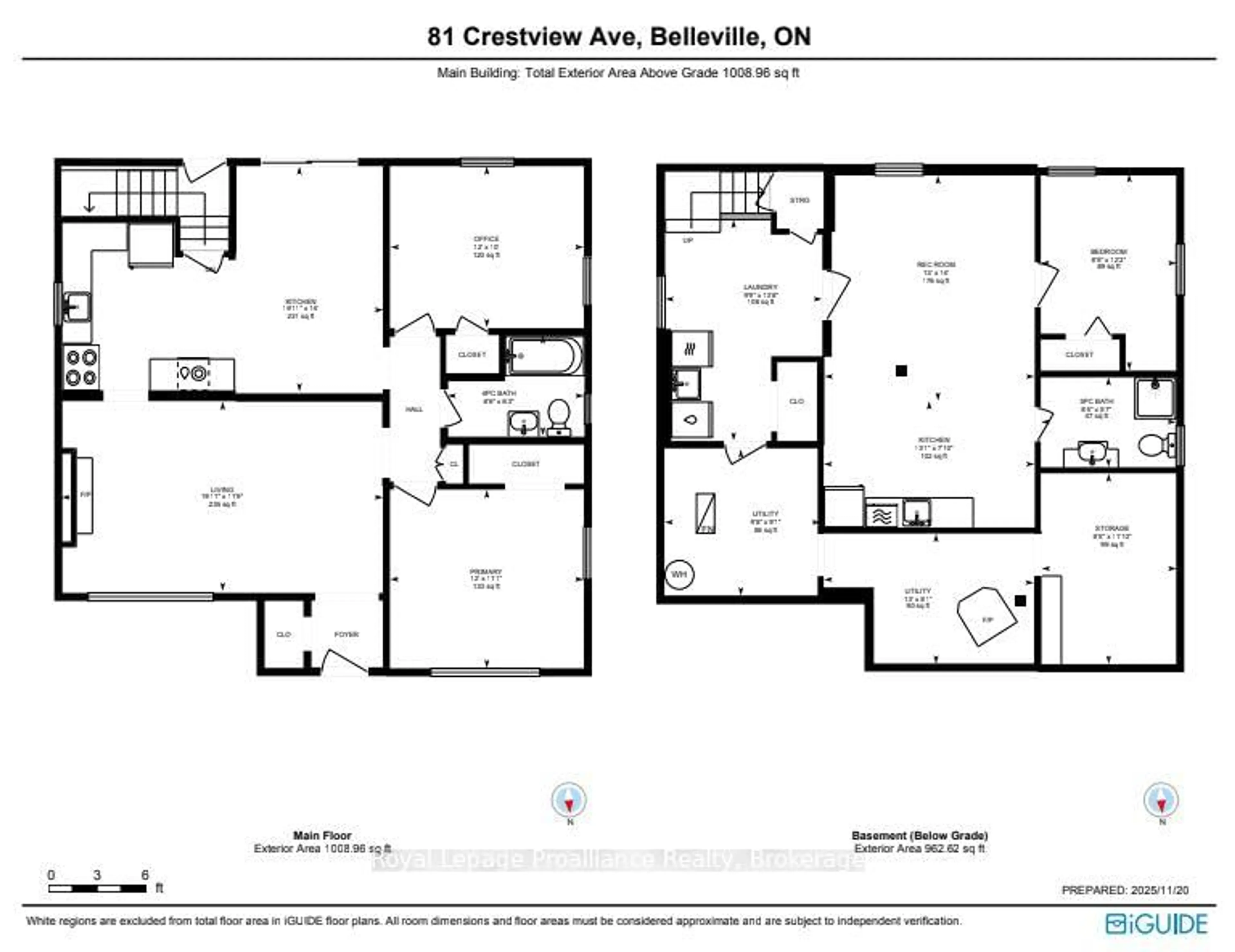Floor plan for 81 Crestview Ave, Belleville Ontario K8N 1W6
