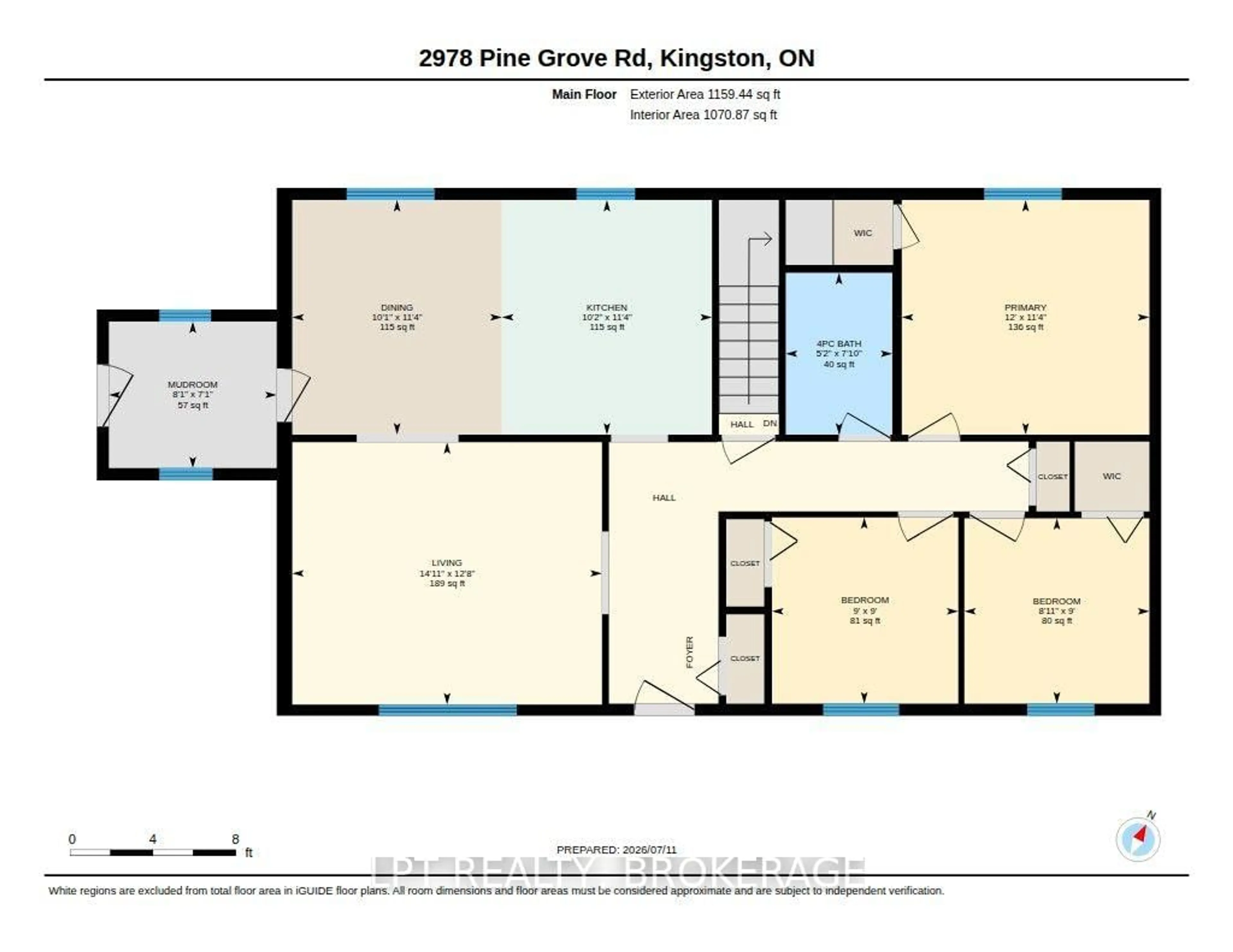 Floor plan for 2978 Pine Grve, Seeley's Bay Ontario K0H 2N0