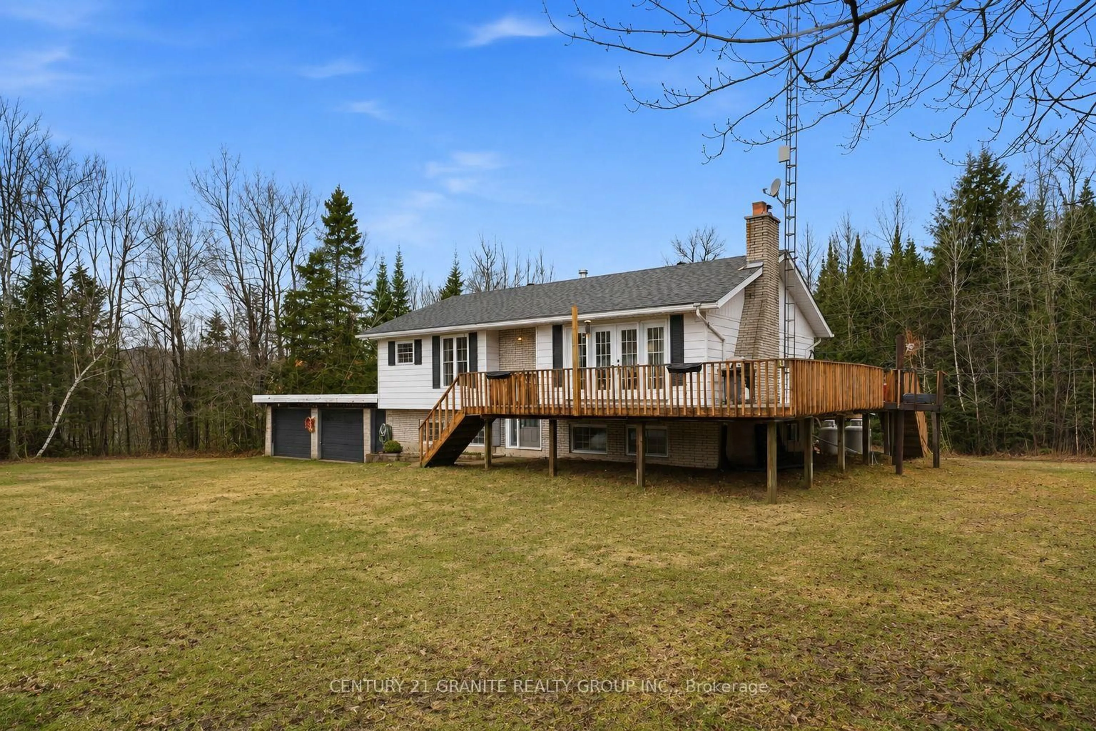 A pic from outside/outdoor area/front of a property/back of a property/a pic from drone, unknown for 301 Hybla Rd, Bancroft Ontario K0L 1C0