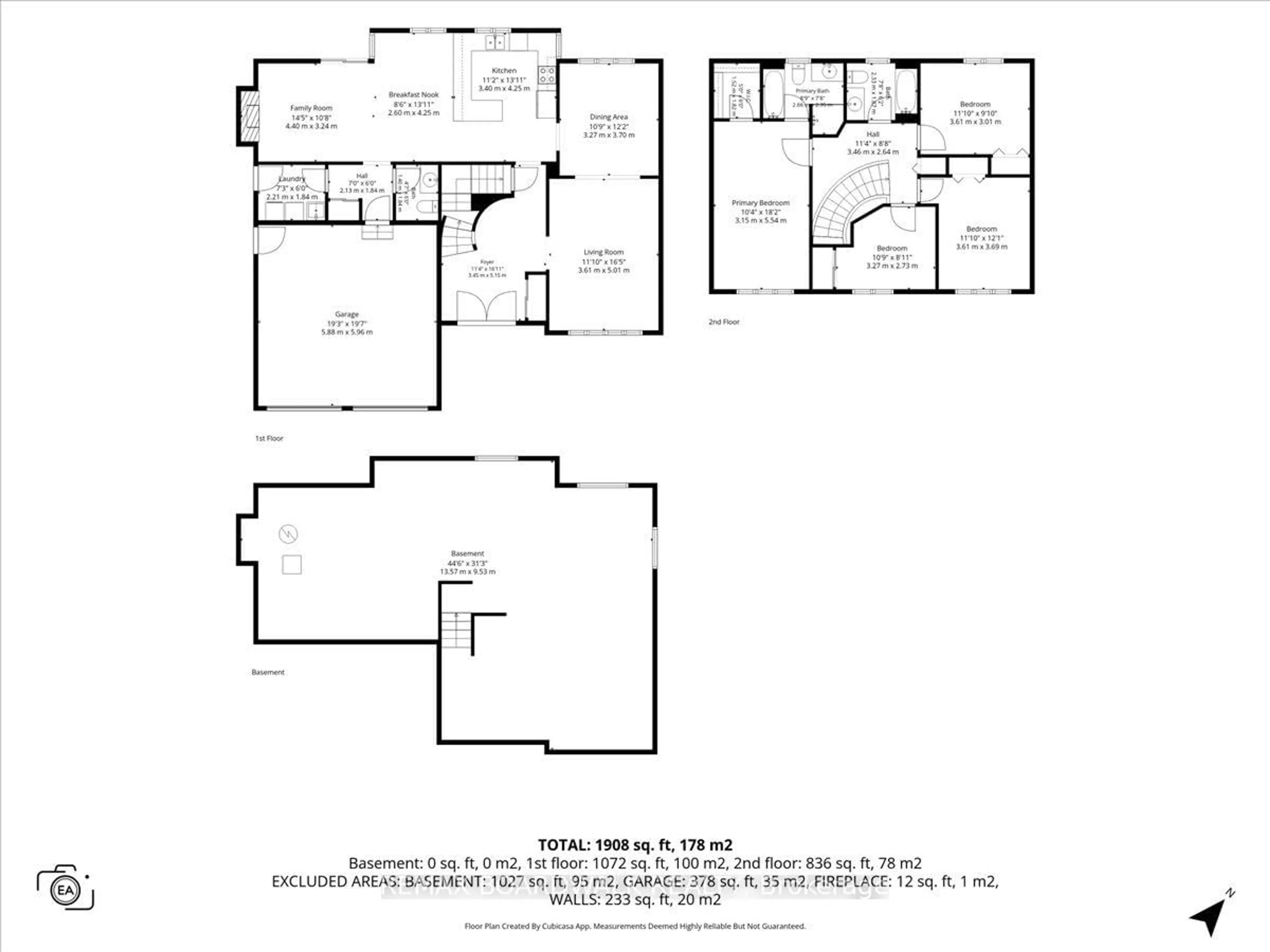 Floor plan for 42 Pickwick Dr, Ottawa Ontario K2J 3E7