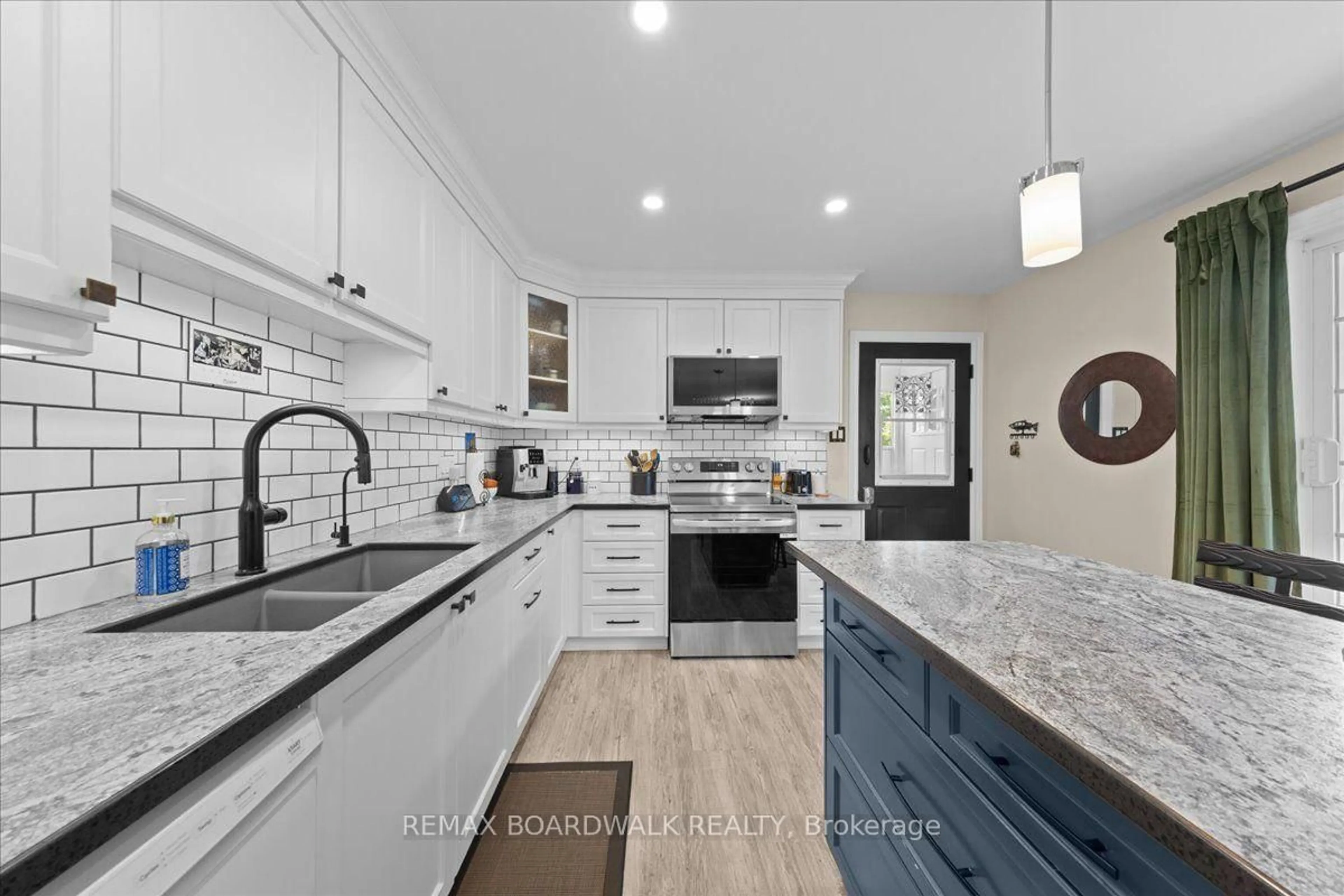 Open concept kitchen, ceramic/tile floor for 5907 43 Highway, Perth Ontario K7H 3C7