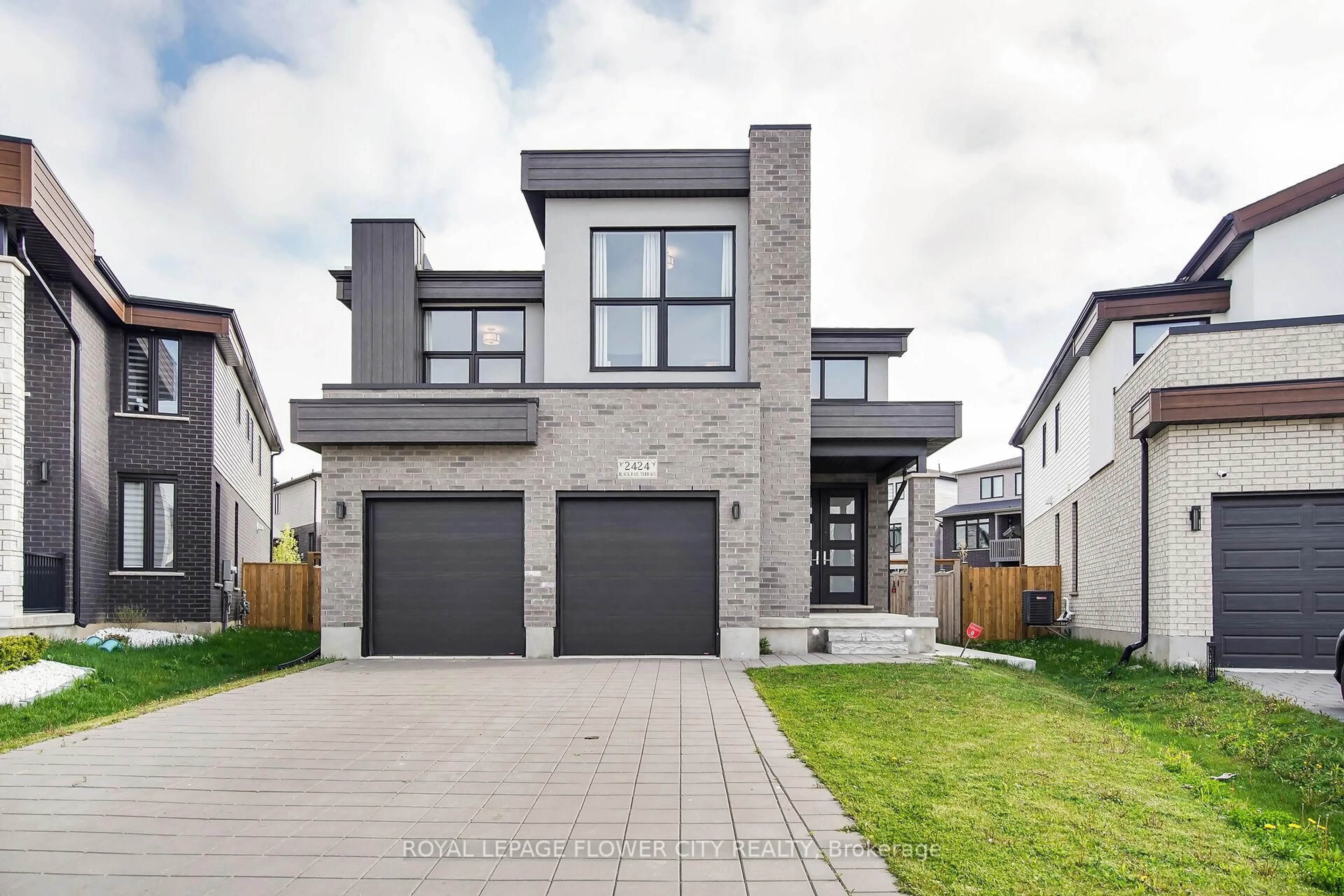 Home with brick exterior material, street for 2424 Black Rail Terr, London South Ontario N6K 0H3