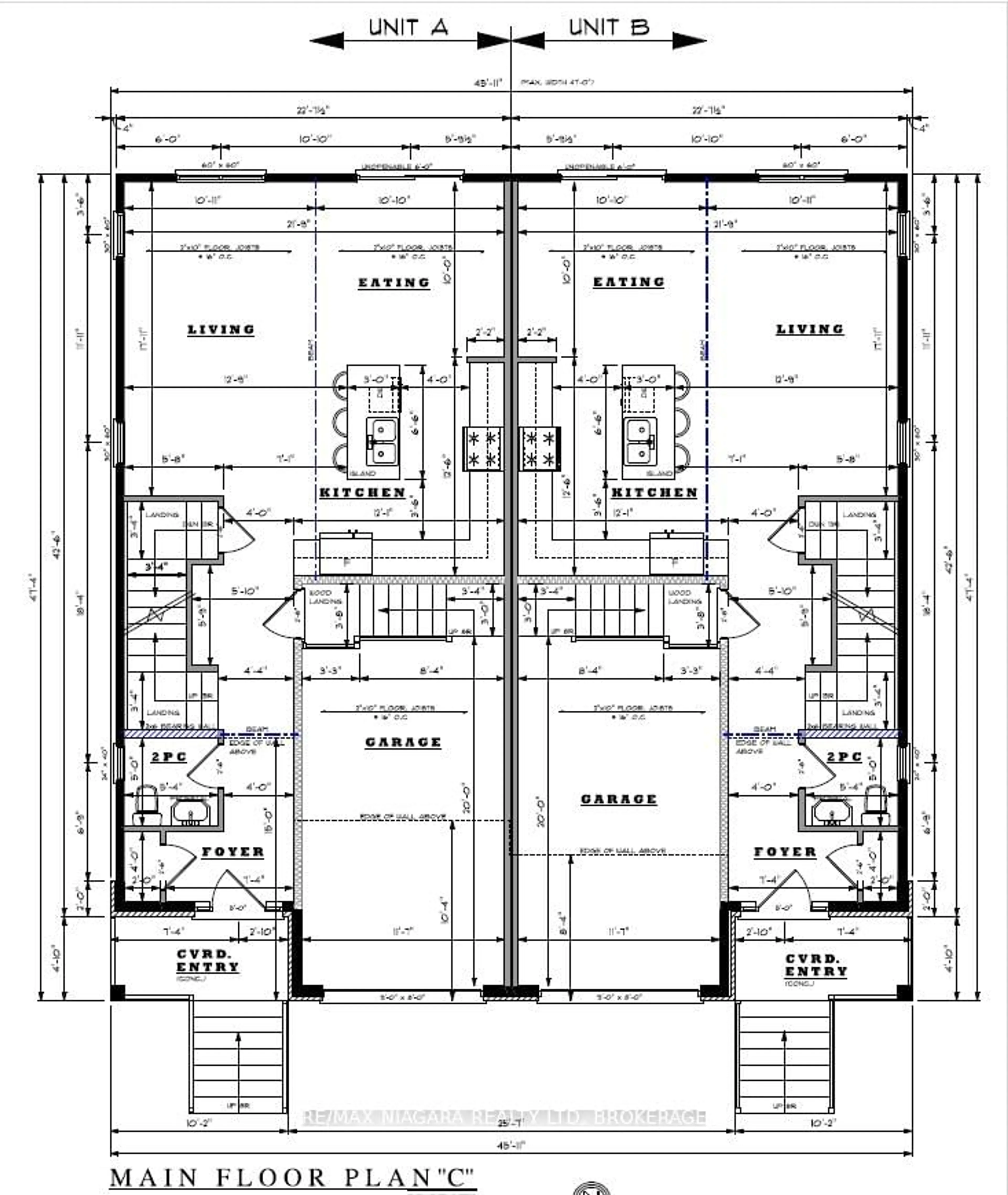 Floor plan for 185A Rykert St, St. Catharines Ontario L2S 2B5