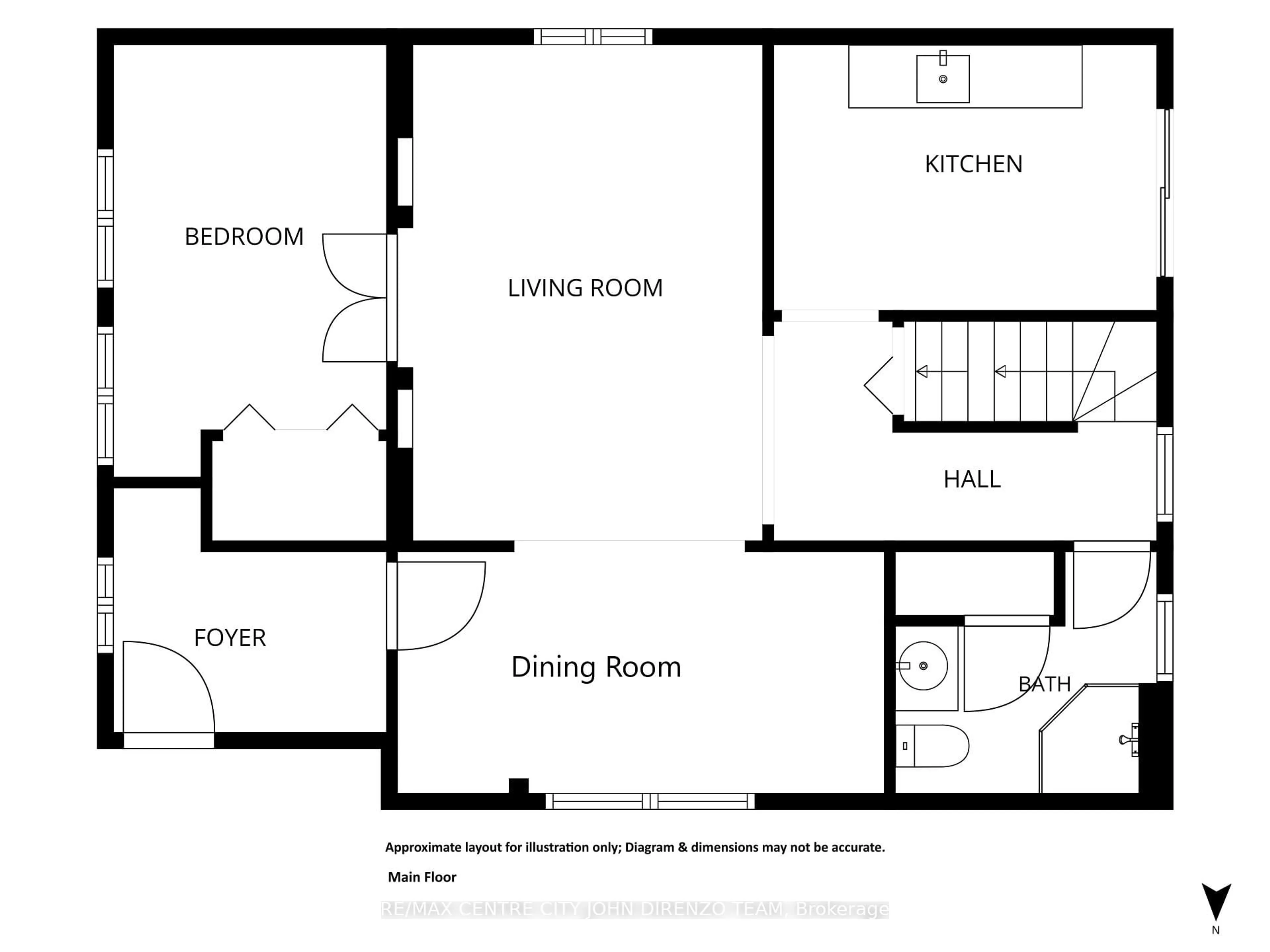 Floor plan for 52 Woodworth Ave, St. Thomas Ontario N5P 3J8