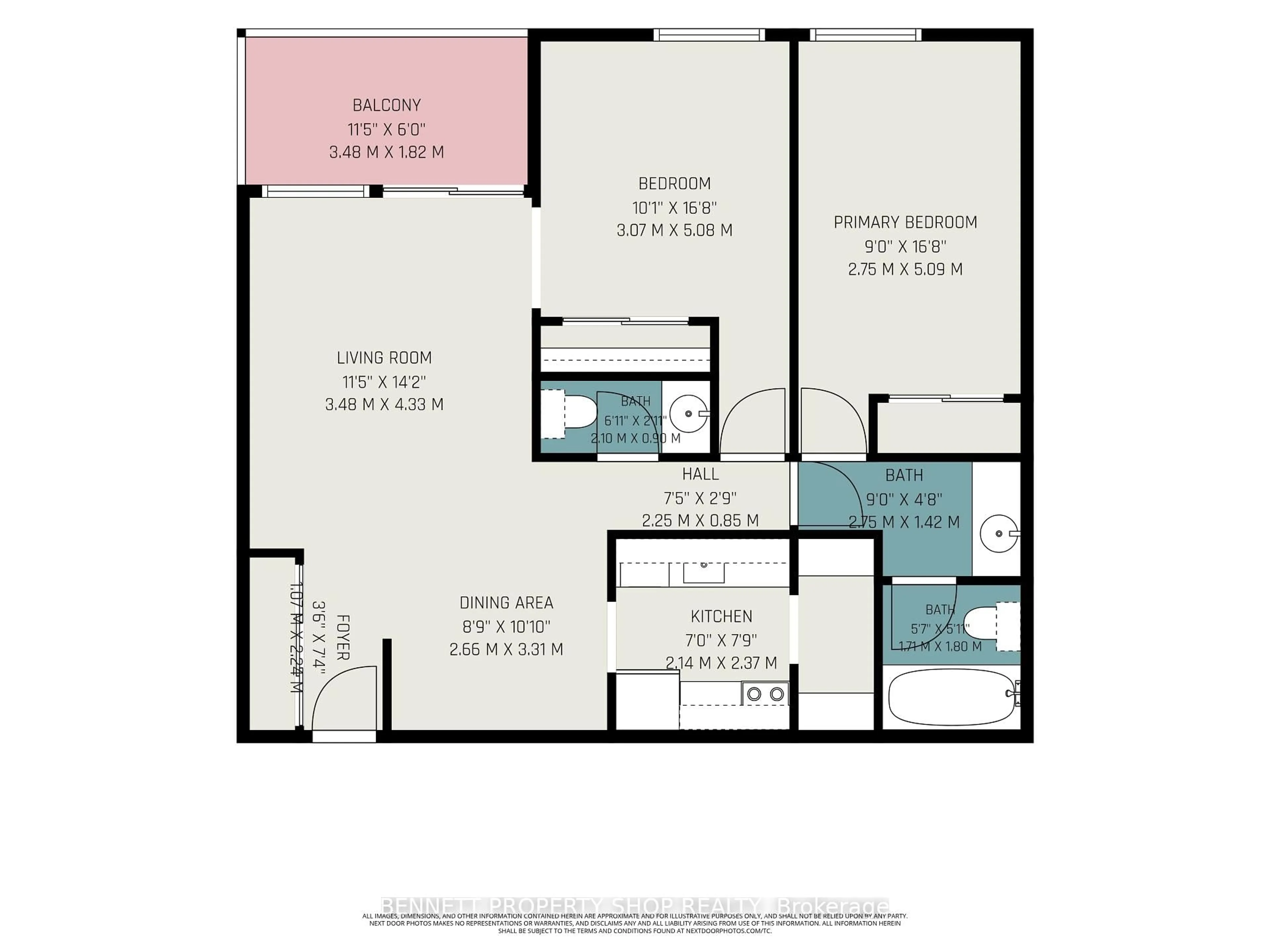 Floor plan for 6470 Bilberry Dr #307, Ottawa Ontario K1C 4P1