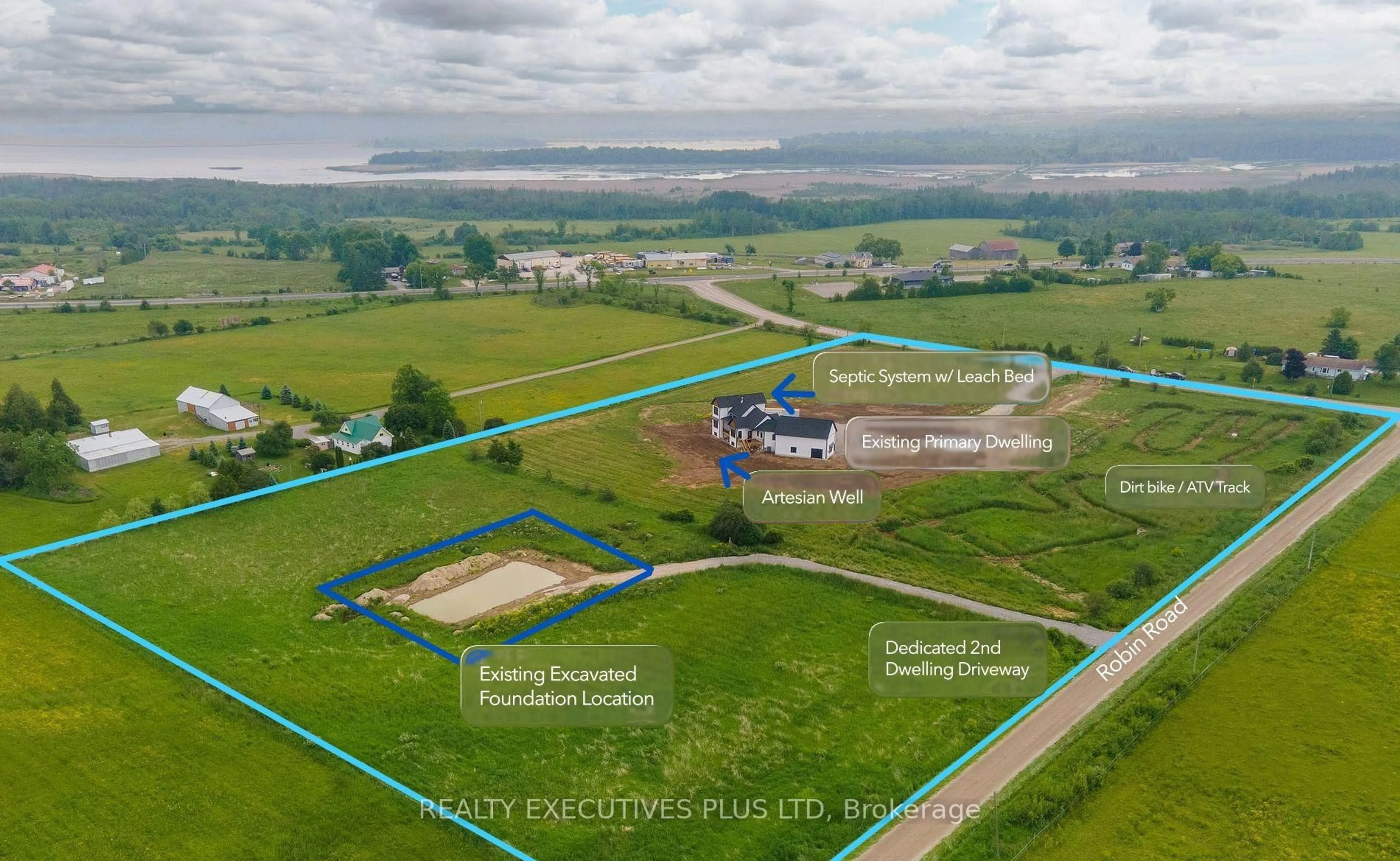 A pic from outside/outdoor area/front of a property/back of a property/a pic from drone, building for 16 Cambray Rd, Kawartha Lakes Ontario K0M 1G0