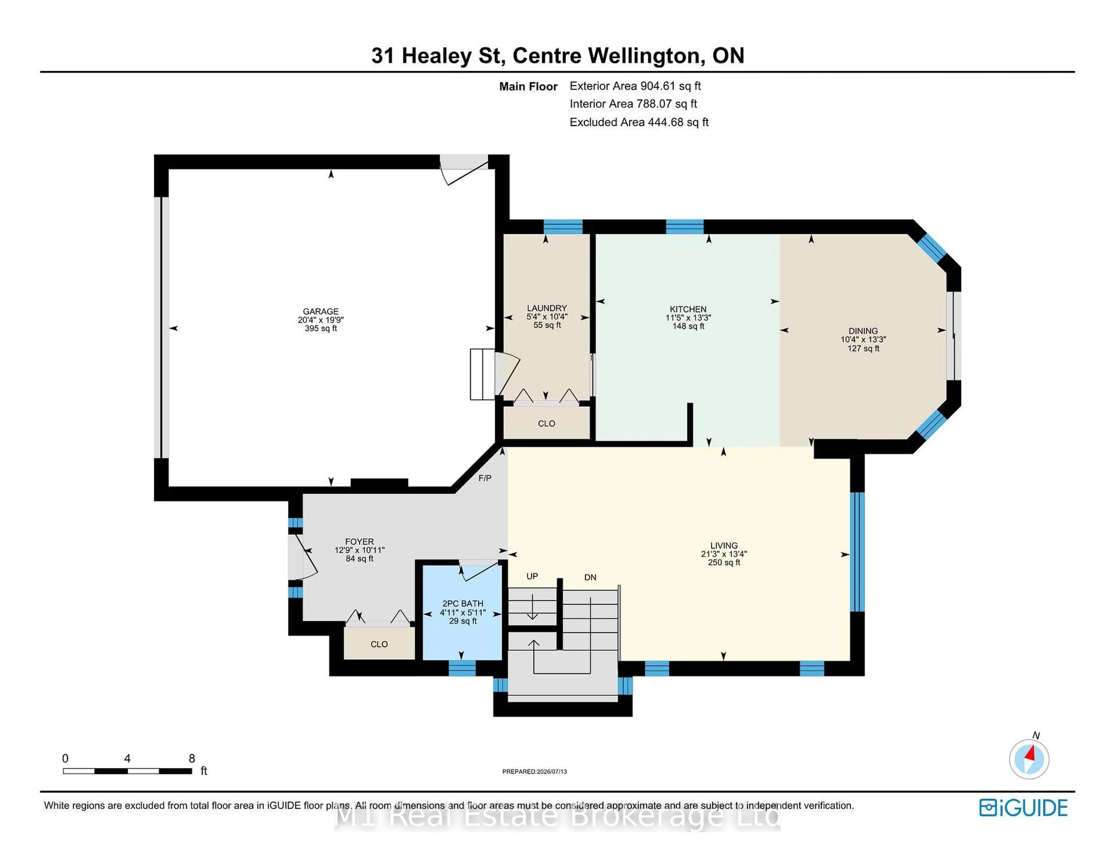 Floor plan for 31 Healey St, Centre Wellington Ontario N0B 1S0