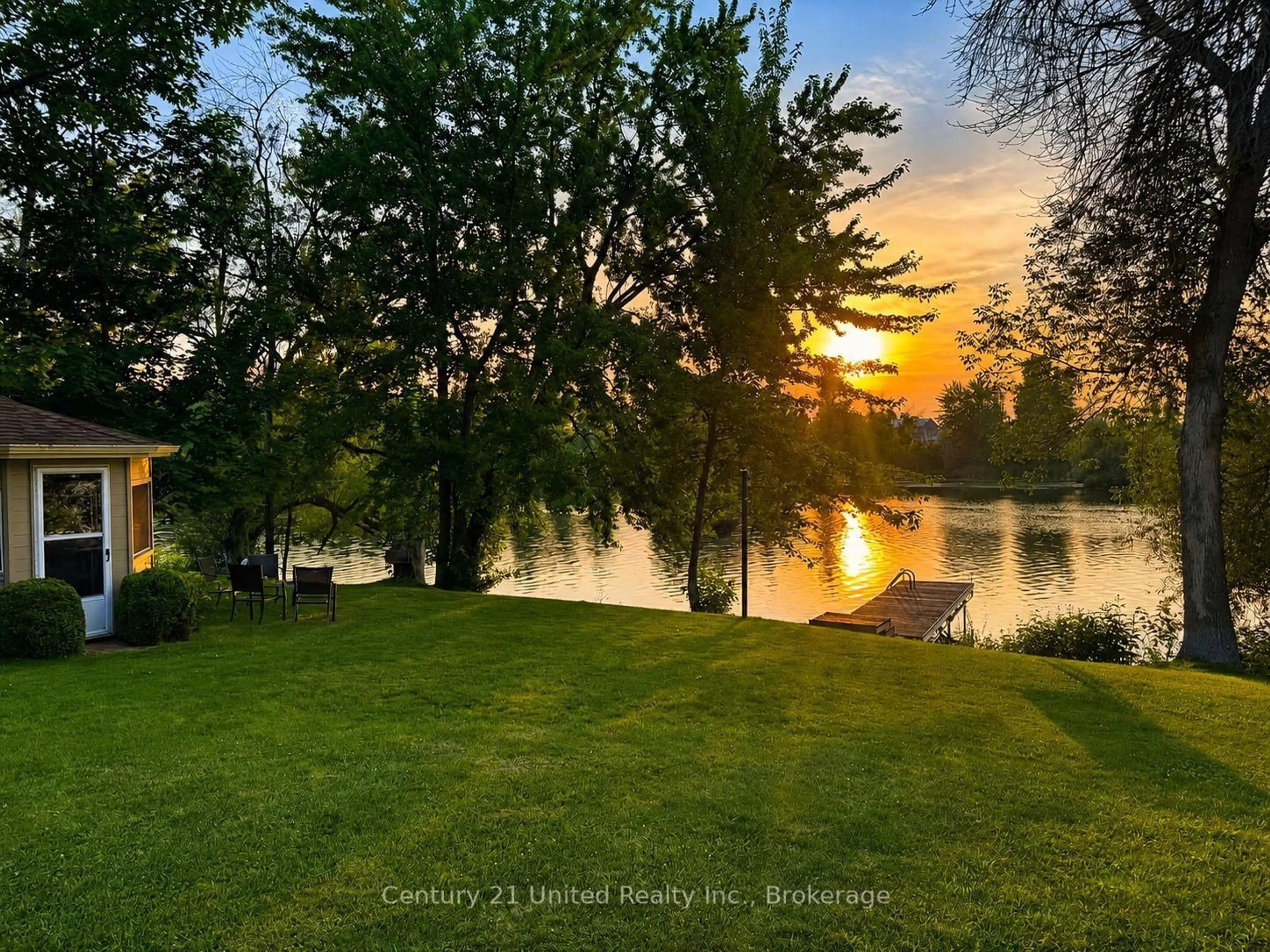 A pic from outside/outdoor area/front of a property/back of a property/a pic from drone, water/lake/river/ocean view for 260 Cedar Bank Rd, Otonabee-South Monaghan Ontario K9J 6Y3