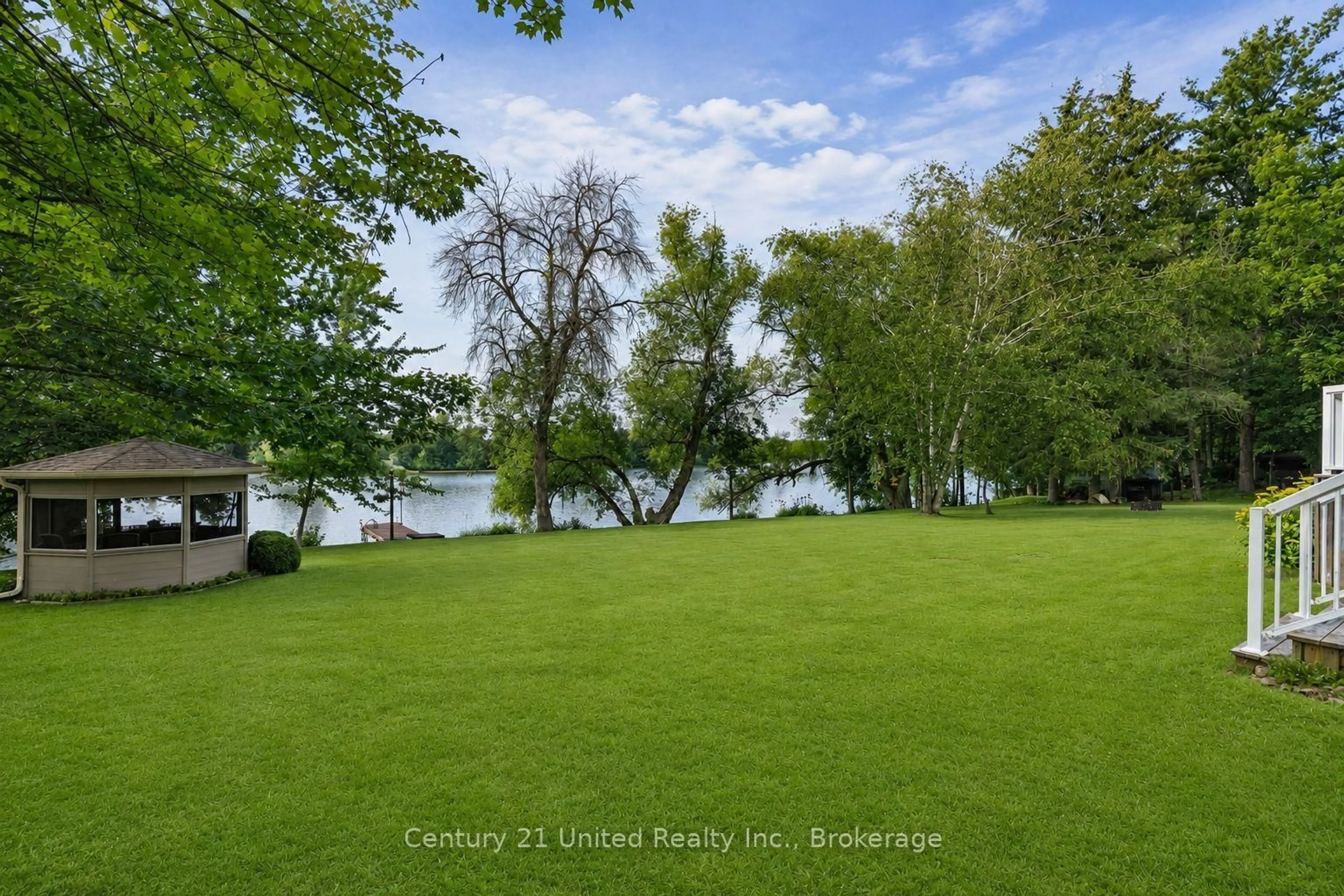 A pic from outside/outdoor area/front of a property/back of a property/a pic from drone, water/lake/river/ocean view for 260 Cedar Bank Rd, Otonabee-South Monaghan Ontario K9J 6Y3