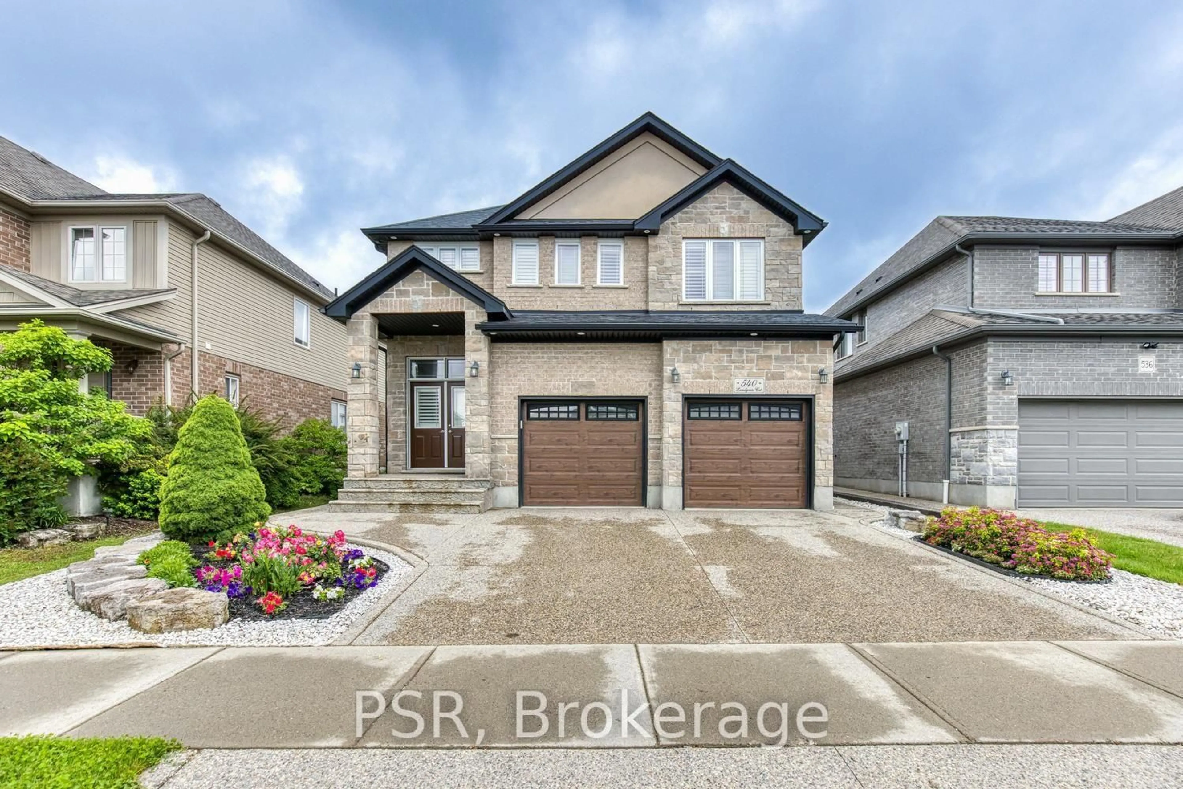 Home with brick exterior material, street for 540 Landgren Crt, Waterloo Ontario N2A 4J7