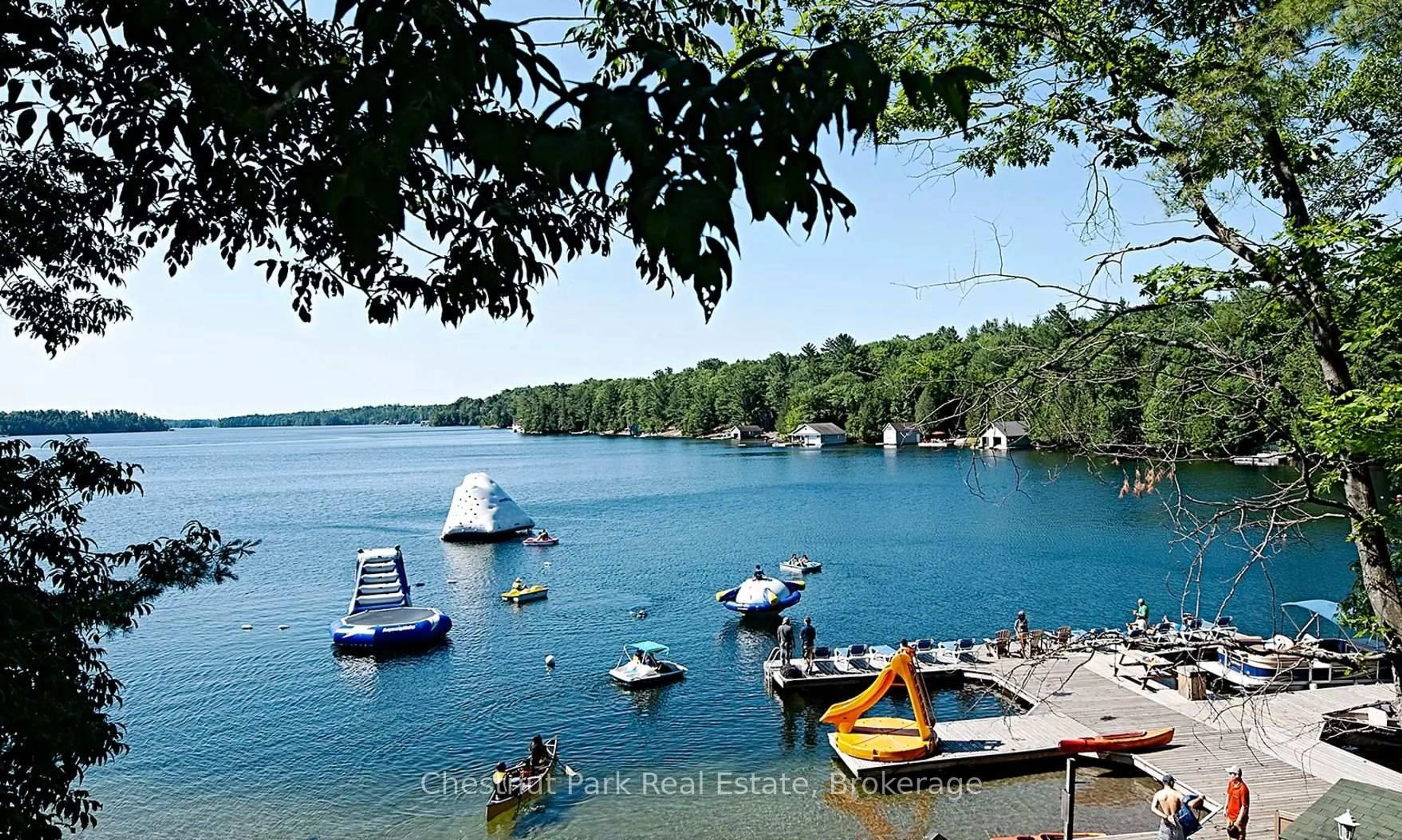 Patio, water/lake/river/ocean view for 601 Glen Abbey Way, Seguin Ontario P2A 2W8