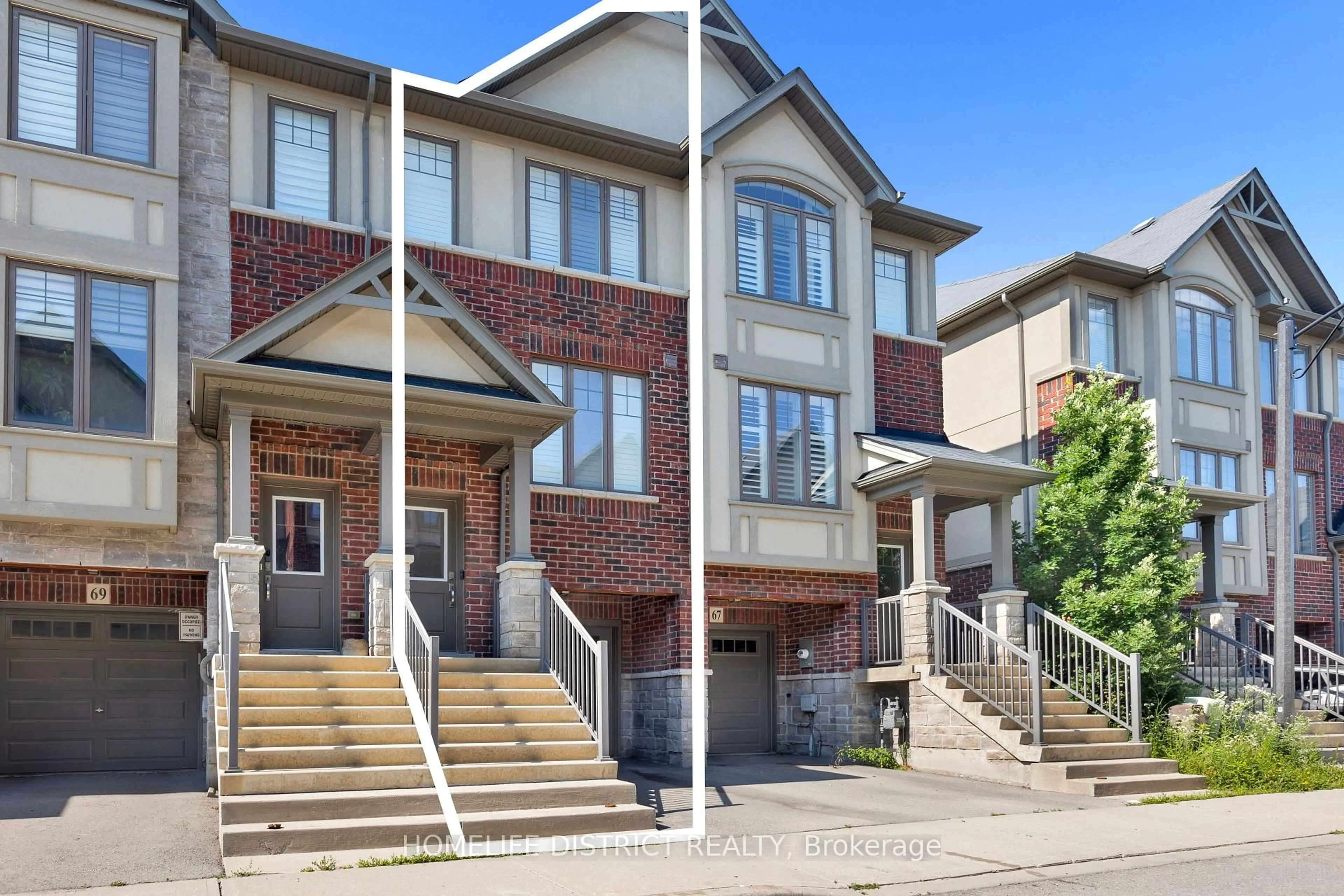 Home with brick exterior material, street for 1169 Garner Rd #68, Hamilton Ontario L9G 0G8