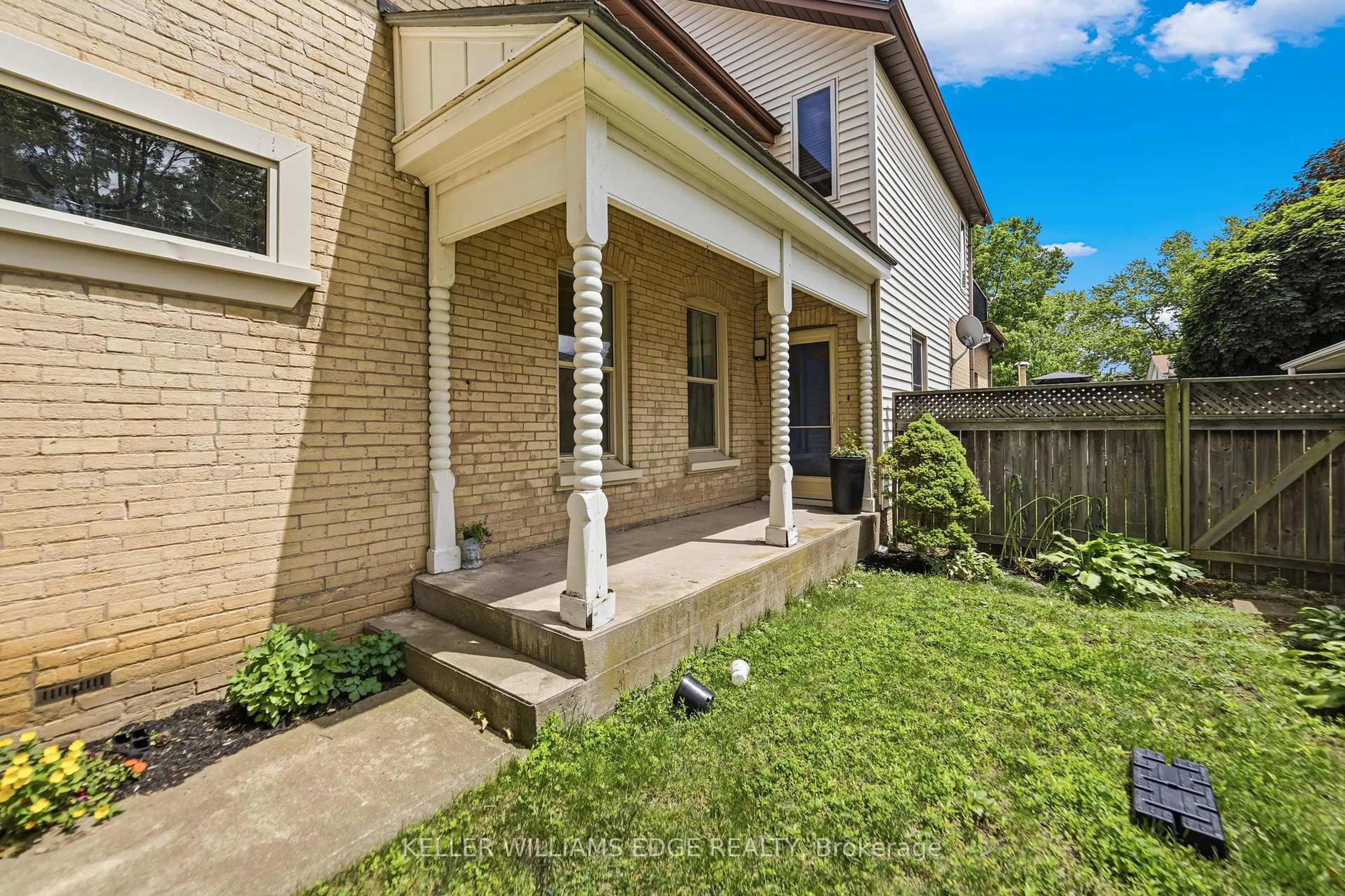 Home with brick exterior material, street for 32 Clench Ave, Brantford Ontario N3T 1B6