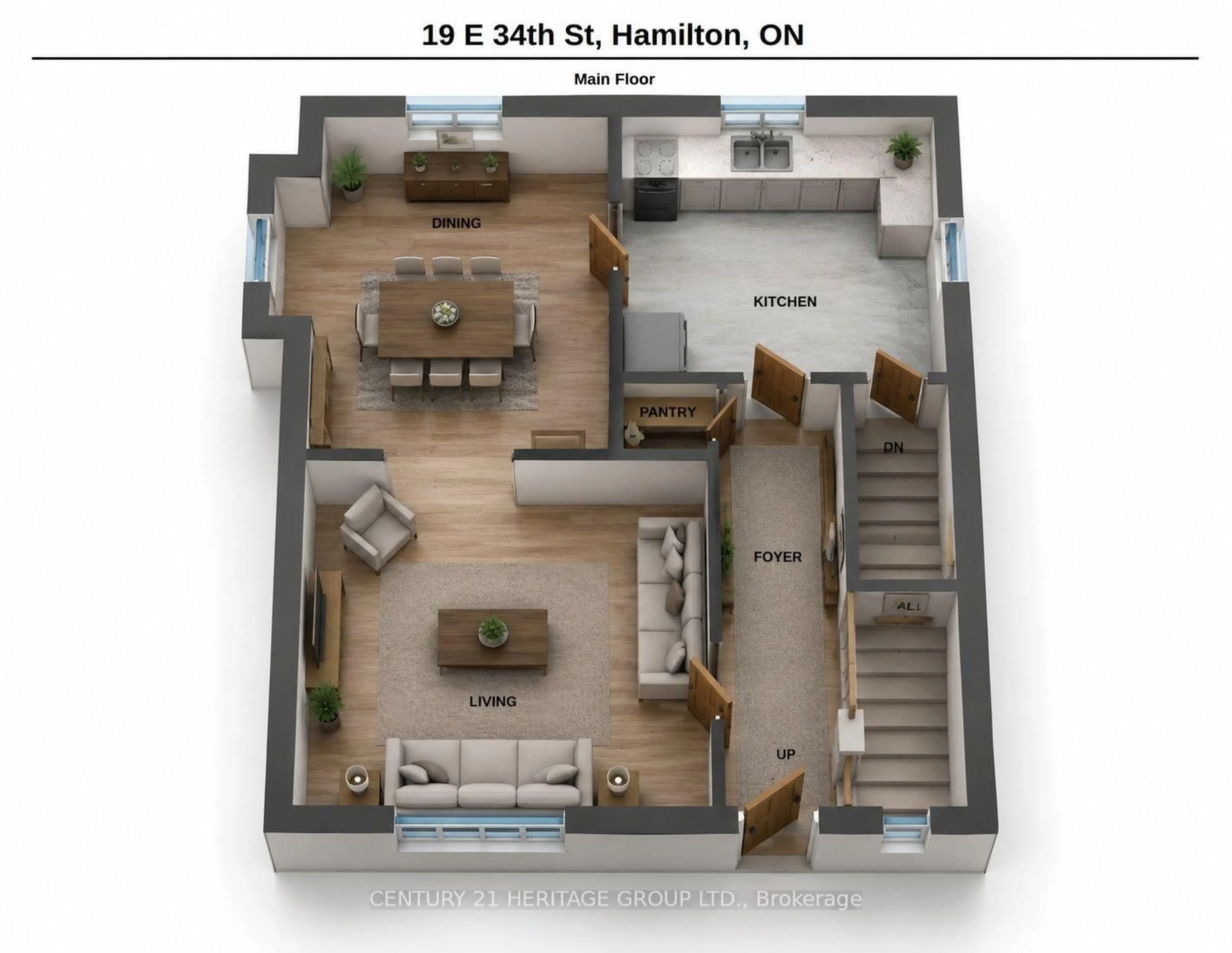 Floor plan for 19 East 34th St, Hamilton Ontario L8V 3W2