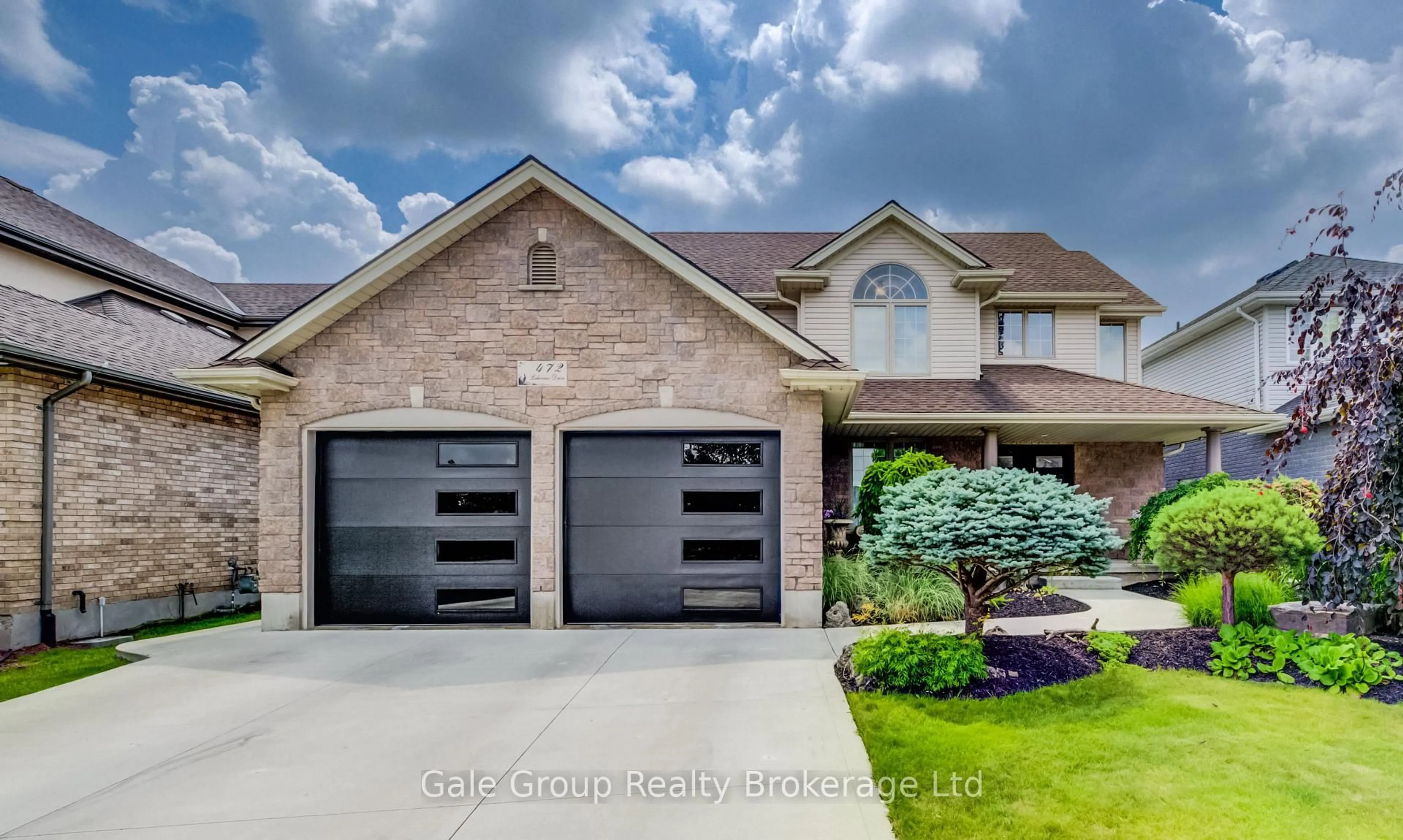 Home with brick exterior material, street for 472 Lakeview Dr, Woodstock Ontario N4T 1V3