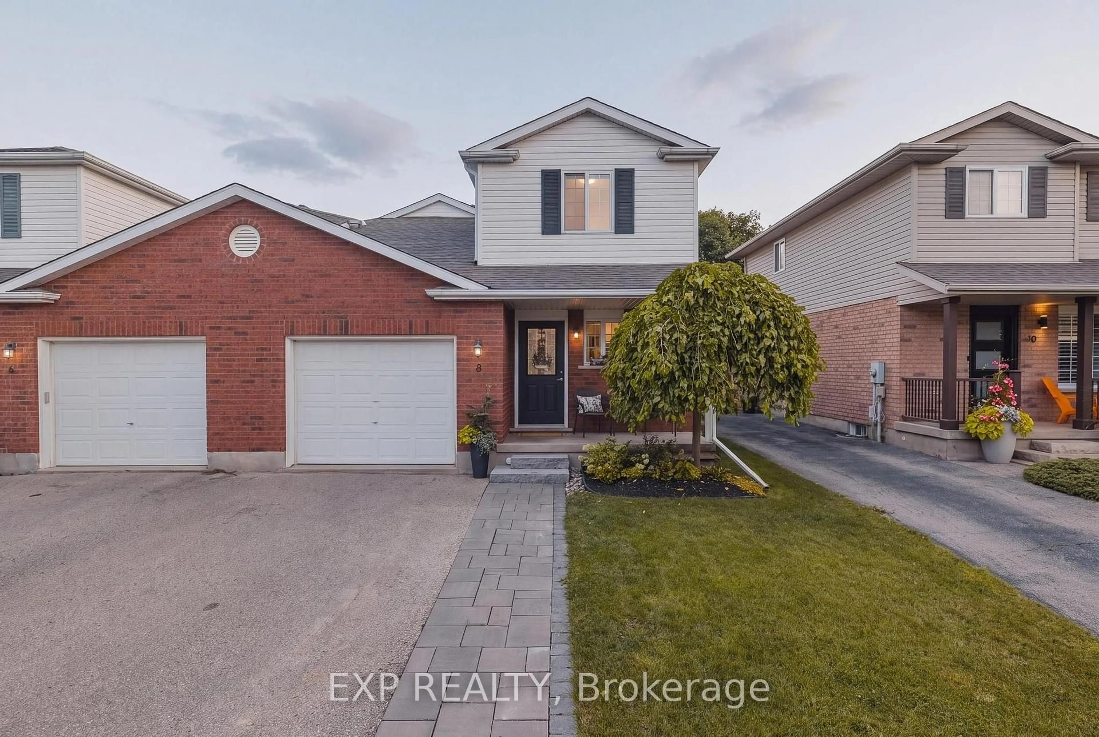Home with brick exterior material, street for 8 Bitternut Pl, Woolwich Ontario N3B 3L2