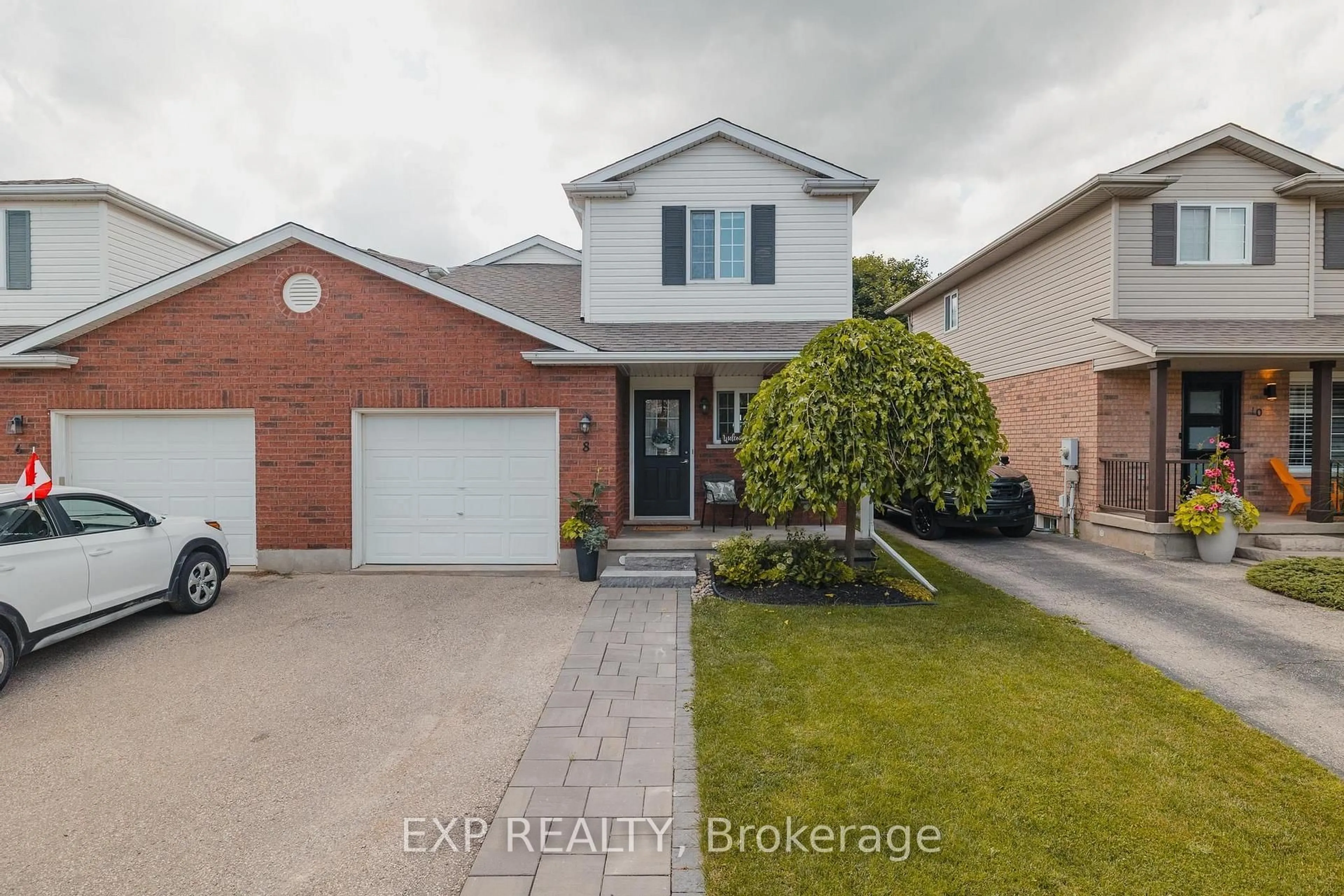 Home with brick exterior material, street for 8 Bitternut Pl, Woolwich Ontario N3B 3L2