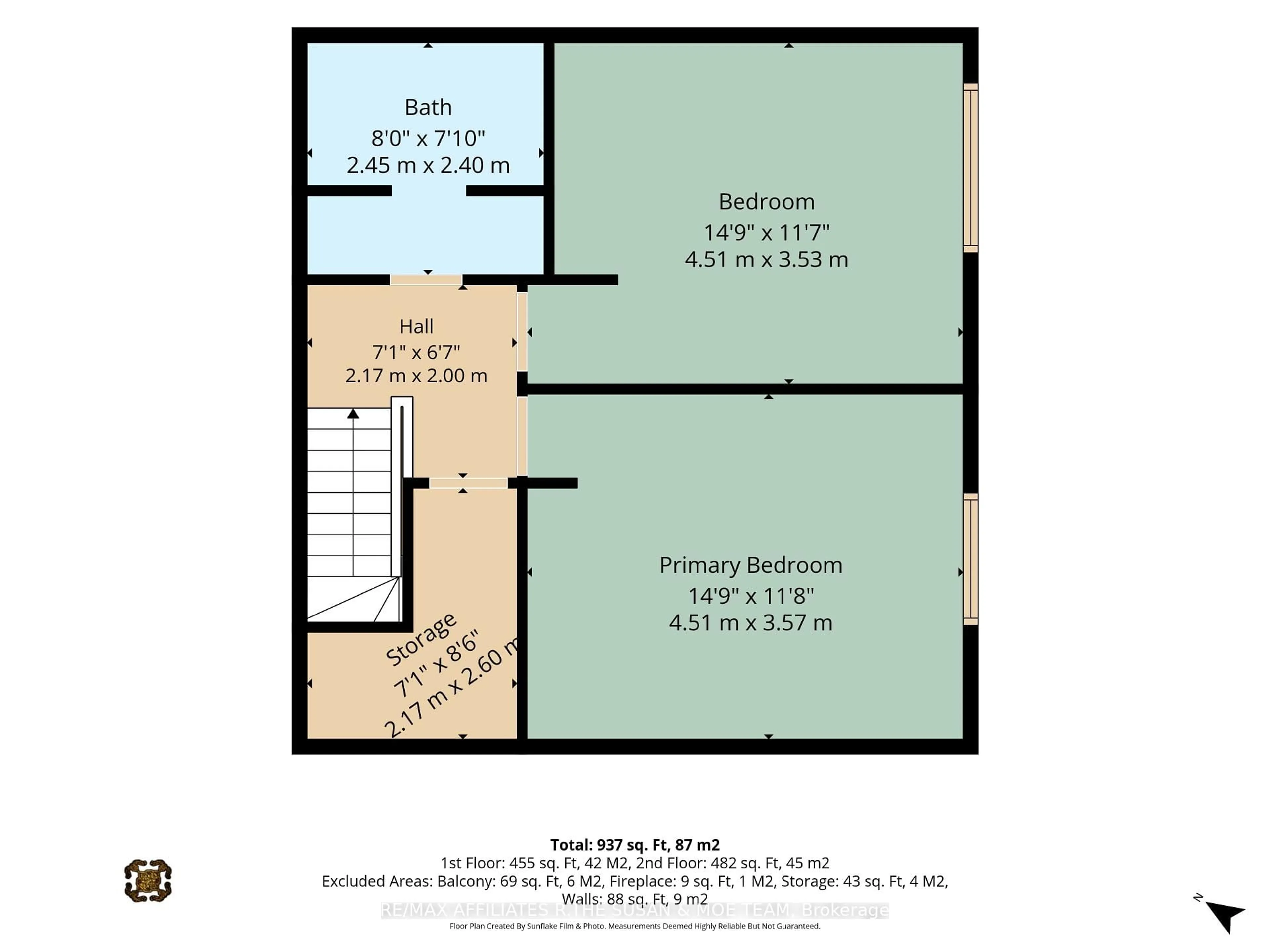 Floor plan for 500 Fenerty Crt #6, Ottawa Ontario K2L 3B1