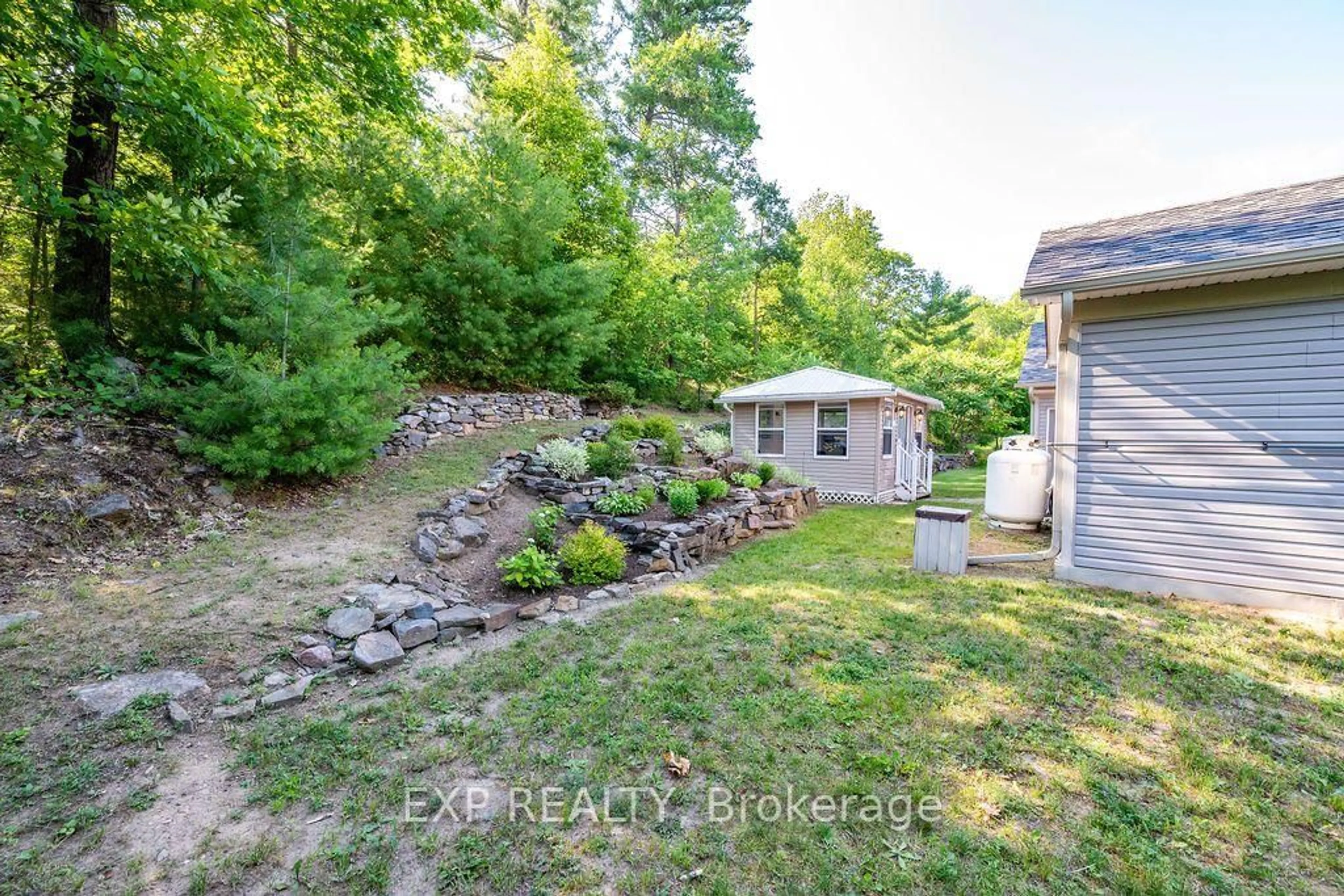 A pic from outside/outdoor area/front of a property/back of a property/a pic from drone, water/lake/river/ocean view for 66 Carnegie Cres, Calabogie Ontario K0J 1H0