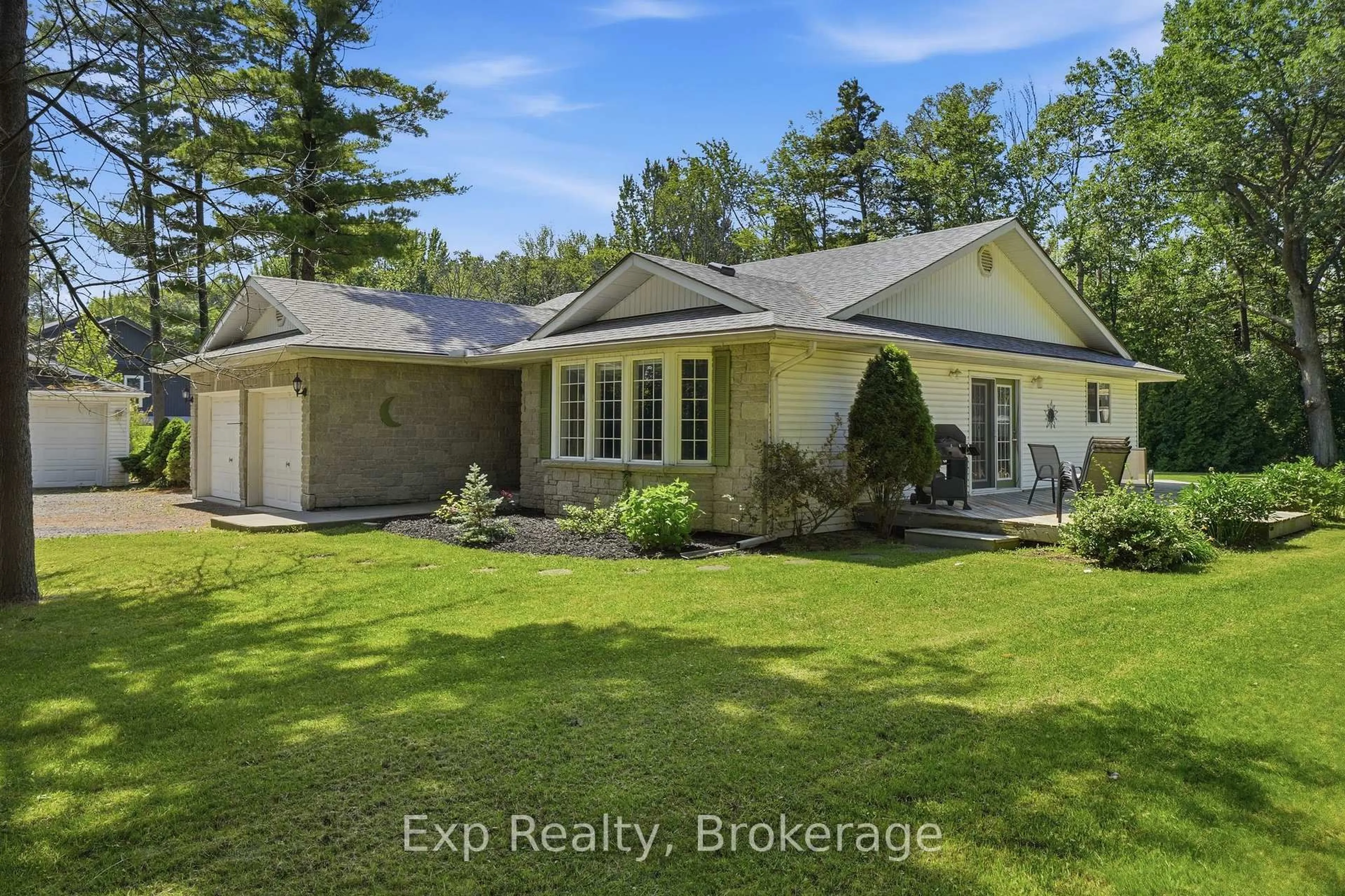 A pic from outside/outdoor area/front of a property/back of a property/a pic from drone, water/lake/river/ocean view for 21627 Loyalist Pkwy, Prince Edward County Ontario K0K 1L0