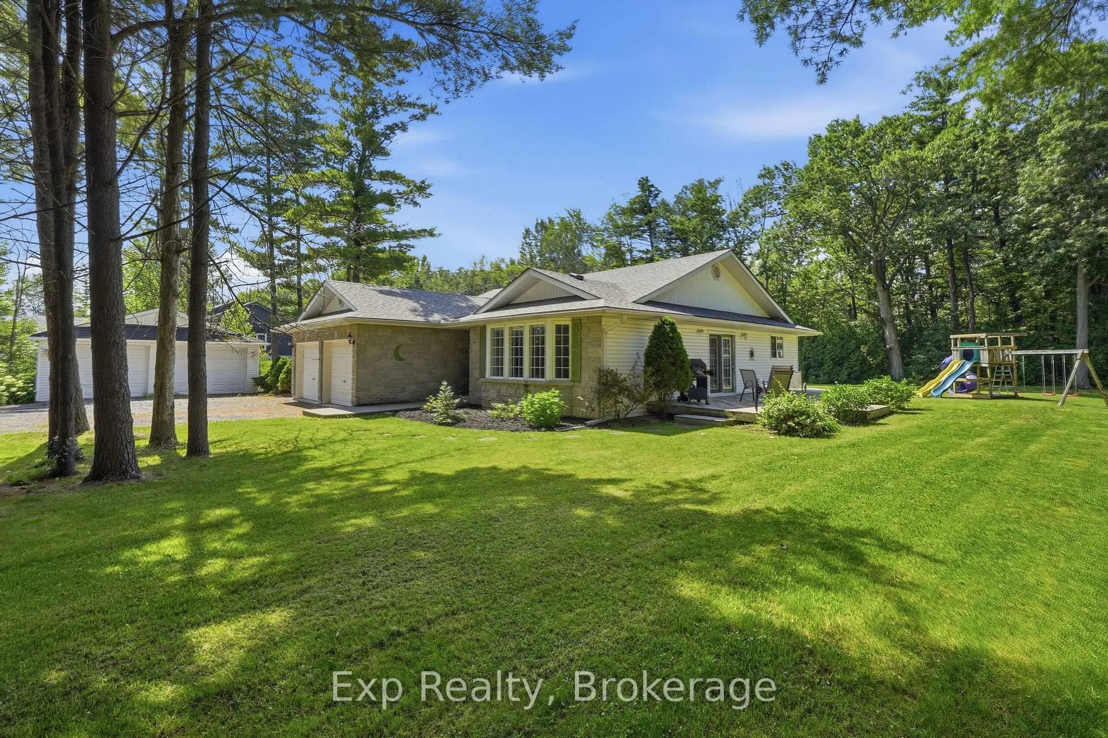A pic from outside/outdoor area/front of a property/back of a property/a pic from drone, water/lake/river/ocean view for 21627 Loyalist Pkwy, Prince Edward County Ontario K0K 1L0