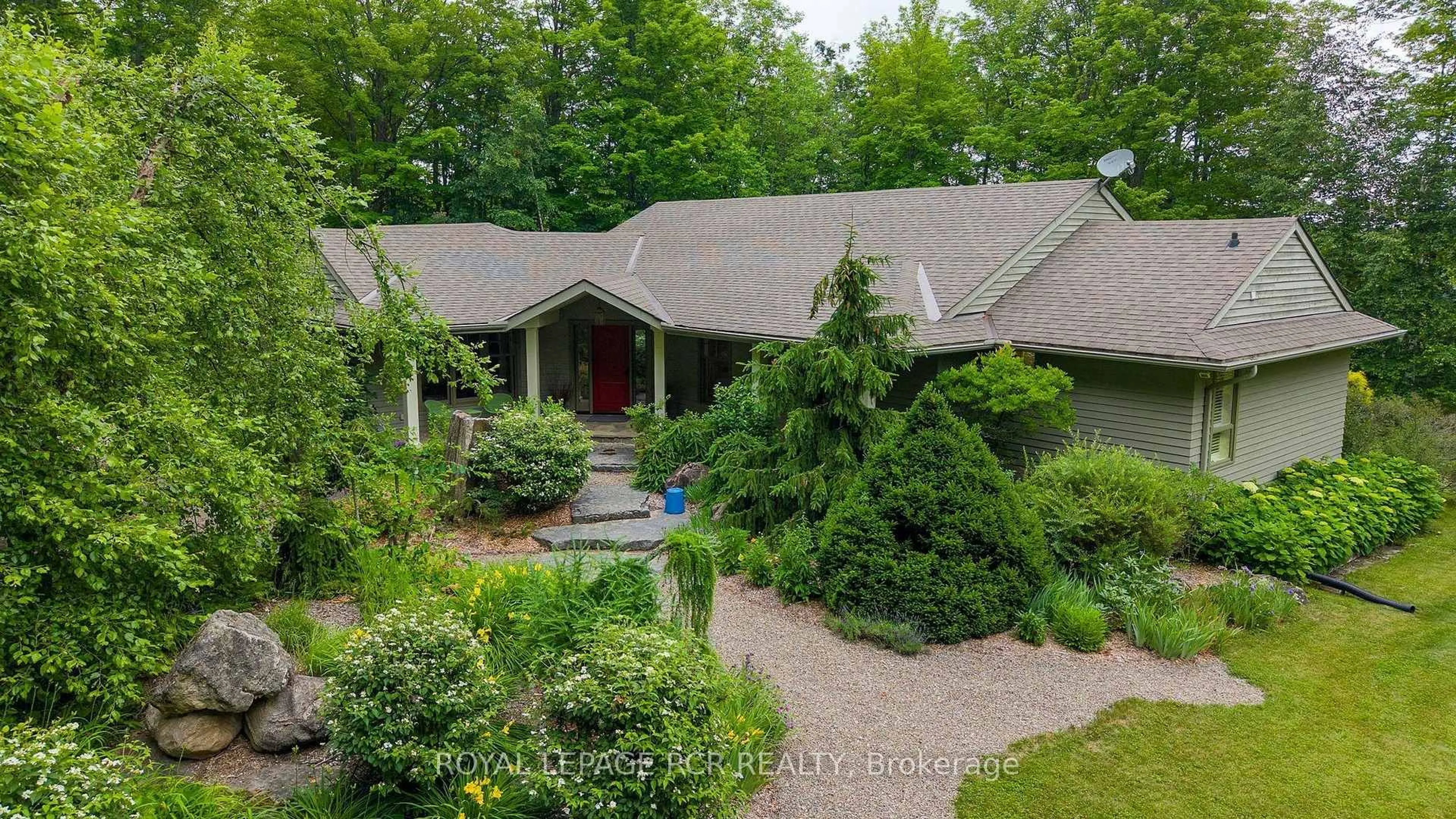 A pic from outside/outdoor area/front of a property/back of a property/a pic from drone, street for 626280 15th Sdrd, Mulmur Ontario L9V 0T4