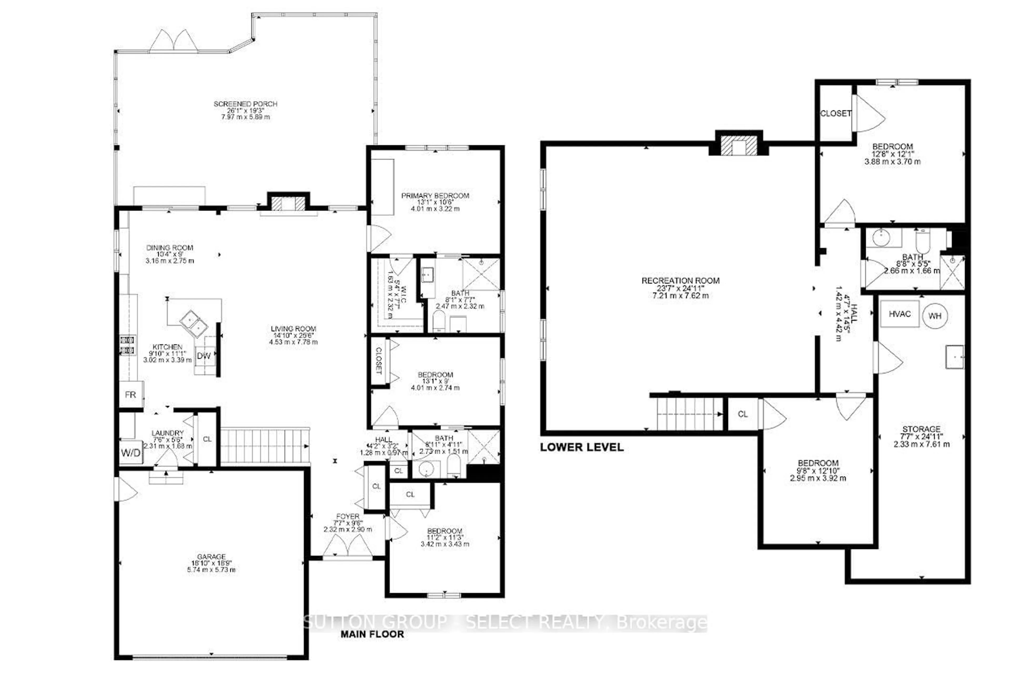 Floor plan for 581 Inverness Ave, London North Ontario N6H 5R3