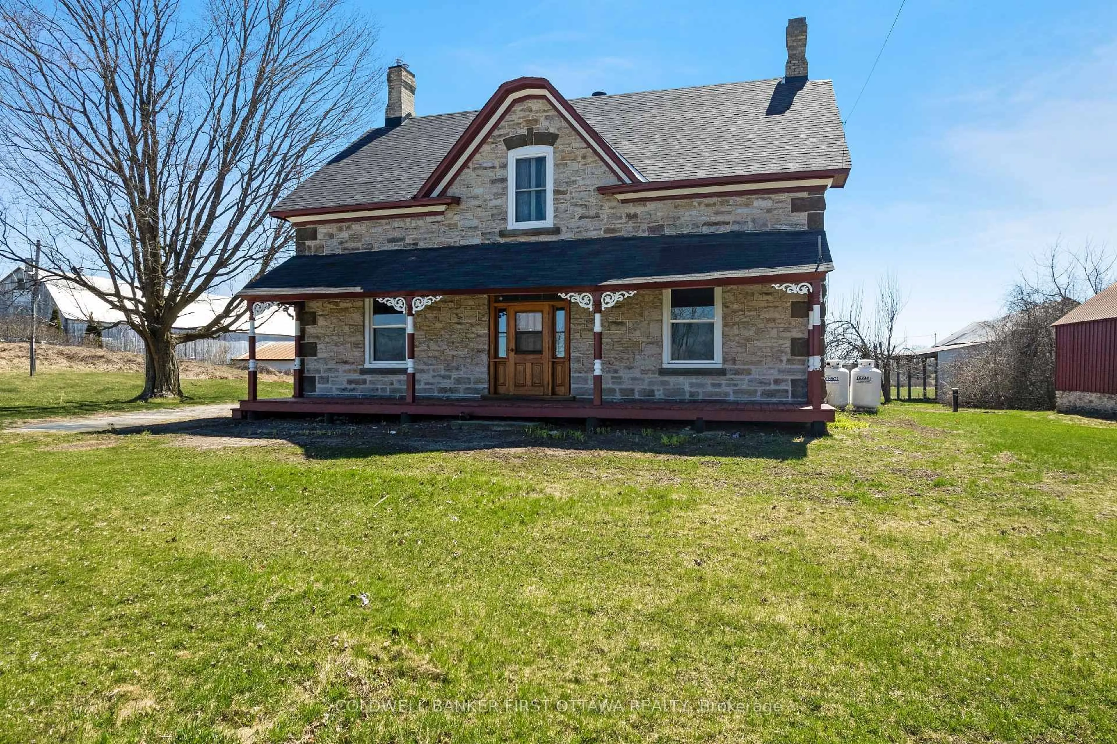 A pic from outside/outdoor area/front of a property/back of a property/a pic from drone, building for 2061 Christie Lake Rd, Perth Ontario K7H 3C6